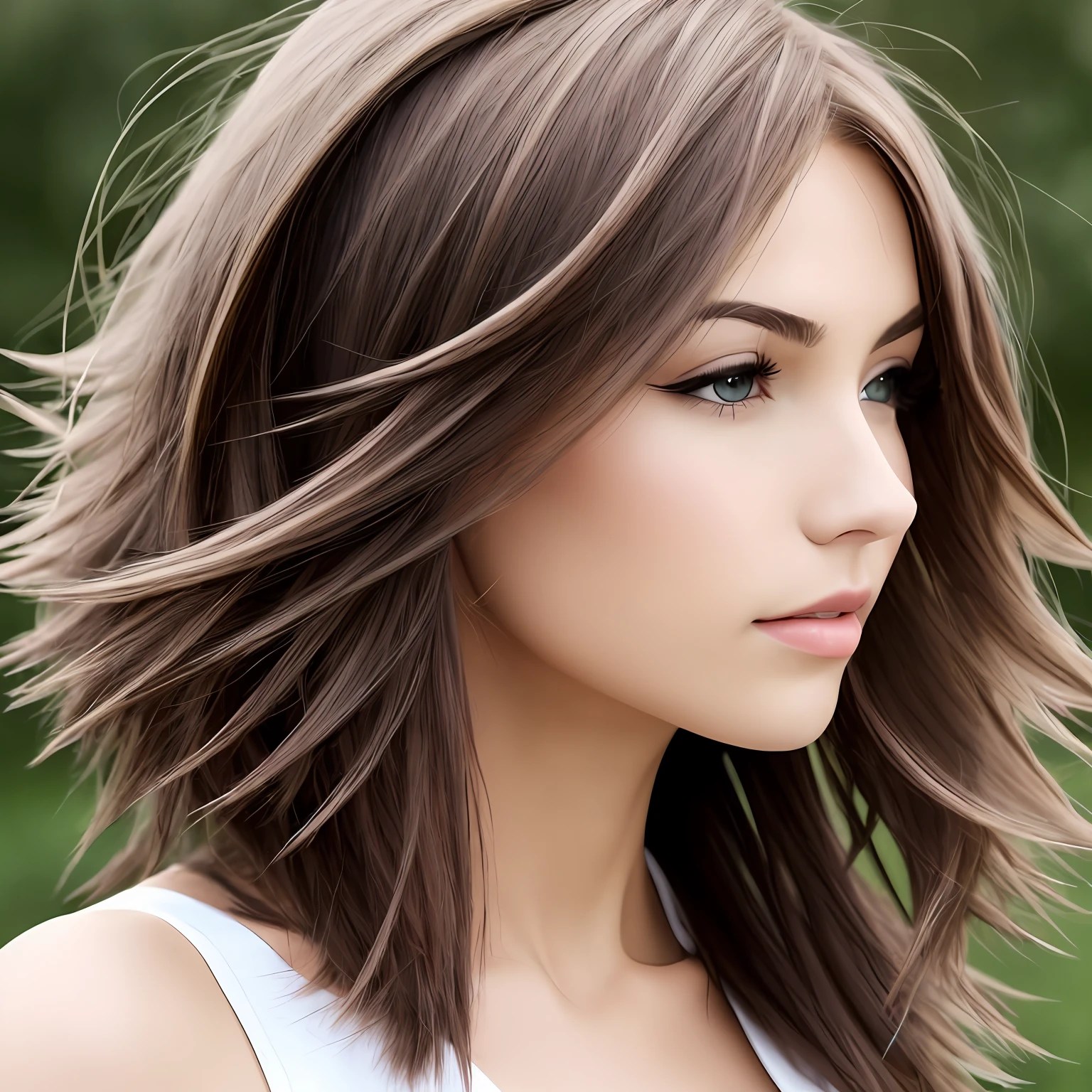 whaite hair