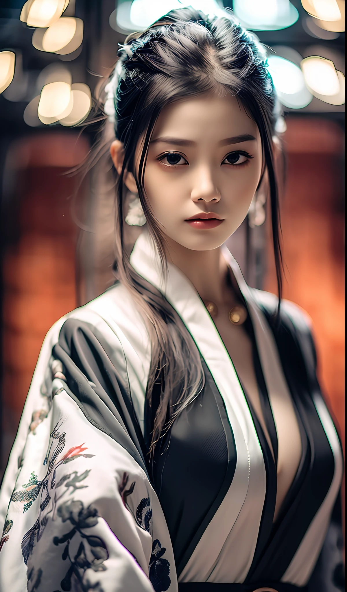 best quality, masterpiece, highres, wuxia 1girl, china dress, super Beautiful face, super beautiful eye, super beautiful hair