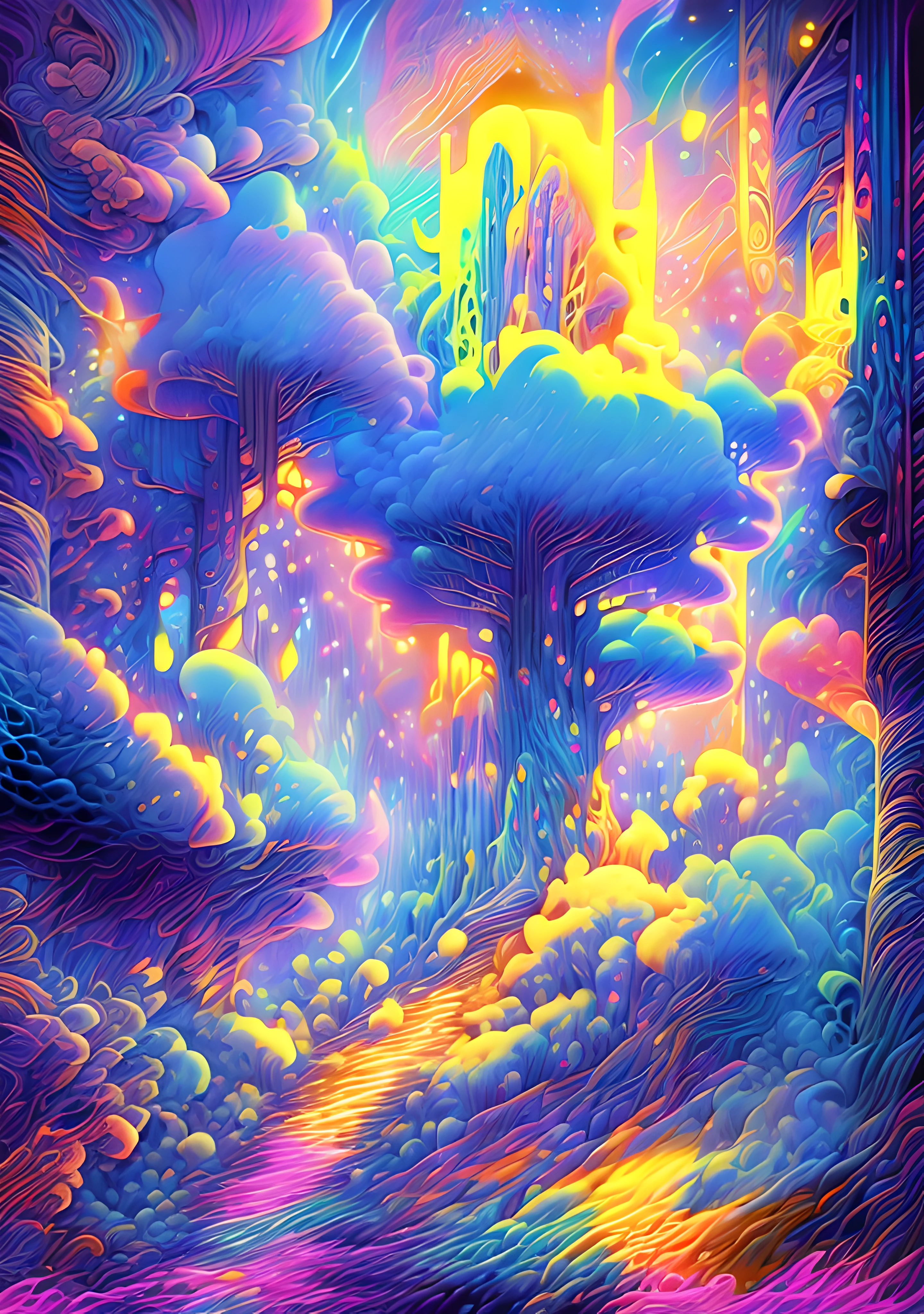 masterpiece, beautiful psychedelic entropy,best surreal masterpiece, top quality, best quality, official art, beautiful and aesthetic:1.2) , green skin godess and god standing on top of a mountain top holding eachother ,whole body and legs,below are a eguptian sphinx and pharao,many stars and galaxies in the background ,extreme detailed,colorful,highest detailed, official art, gold leaf ,glitter art ,unity 8k wallpaper, ultra detailed, beautiful and aesthetic, beautiful,fractal art, mystical and otherworldly, with intricate fur and piercing eyes, in the breathtaking mountain landscape of NCWinters ,alex grey ,psychedelic, dmt PsyAI