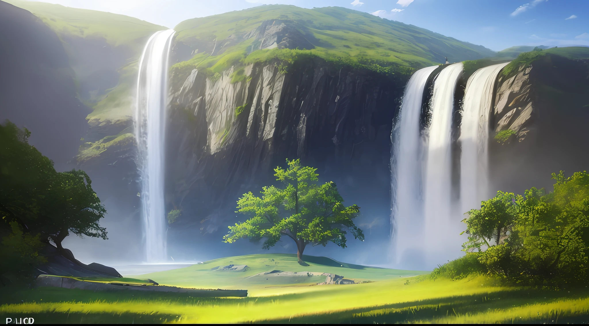 A serene place, Very nice, Beautiful, Calm and beautifully landscaped. Photorealistic, 8K UHD, studio quality, ultra realistis, max detail, Large scale, postprocessing, Photorealistic, Photorealistic, photoshopped, photografic, Detailed, Cinematic lighting, landscape, the panorama, scenery, Ray Tracing, Cinema4D