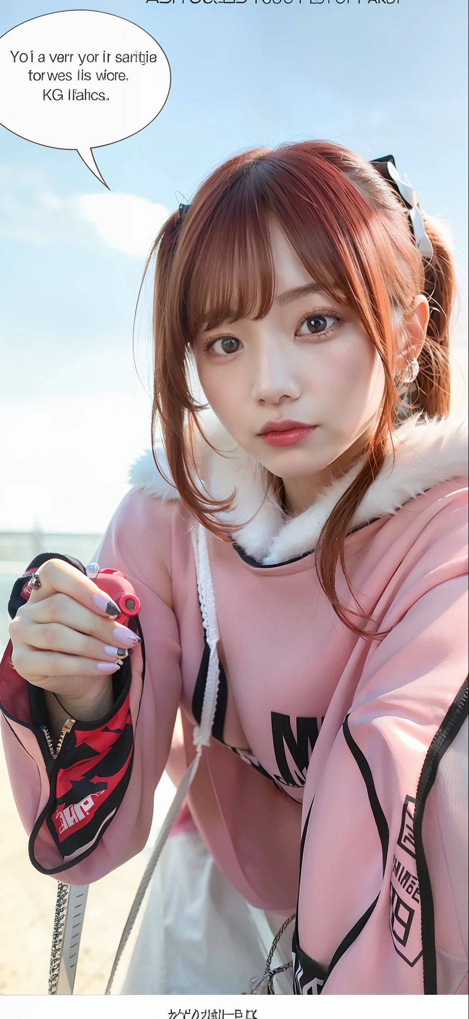 1girl, red hair, realistic, ultra detail, photography,