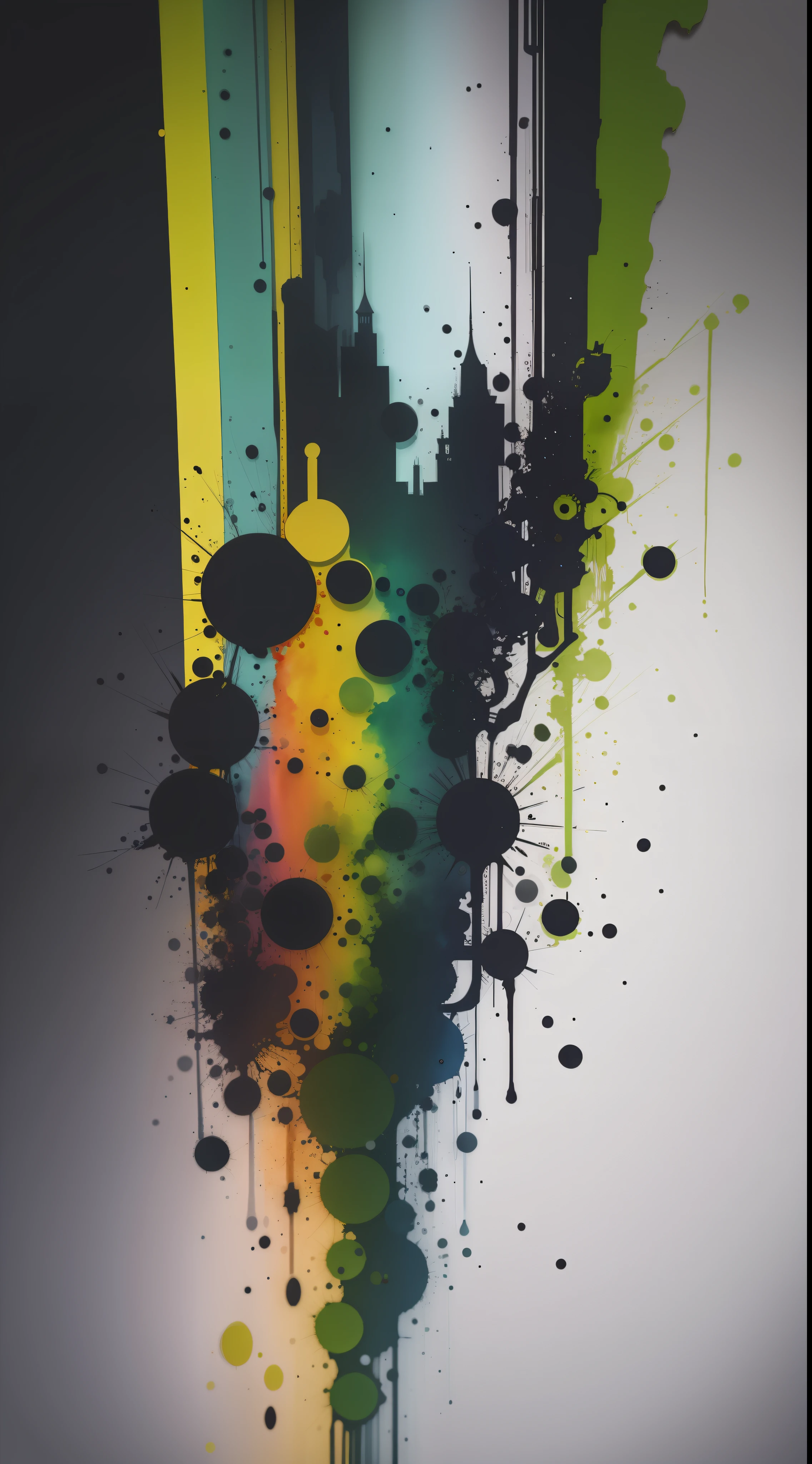 3d watercolor abstract,dark background,high resolution,high quality,colorful,green,red,blue