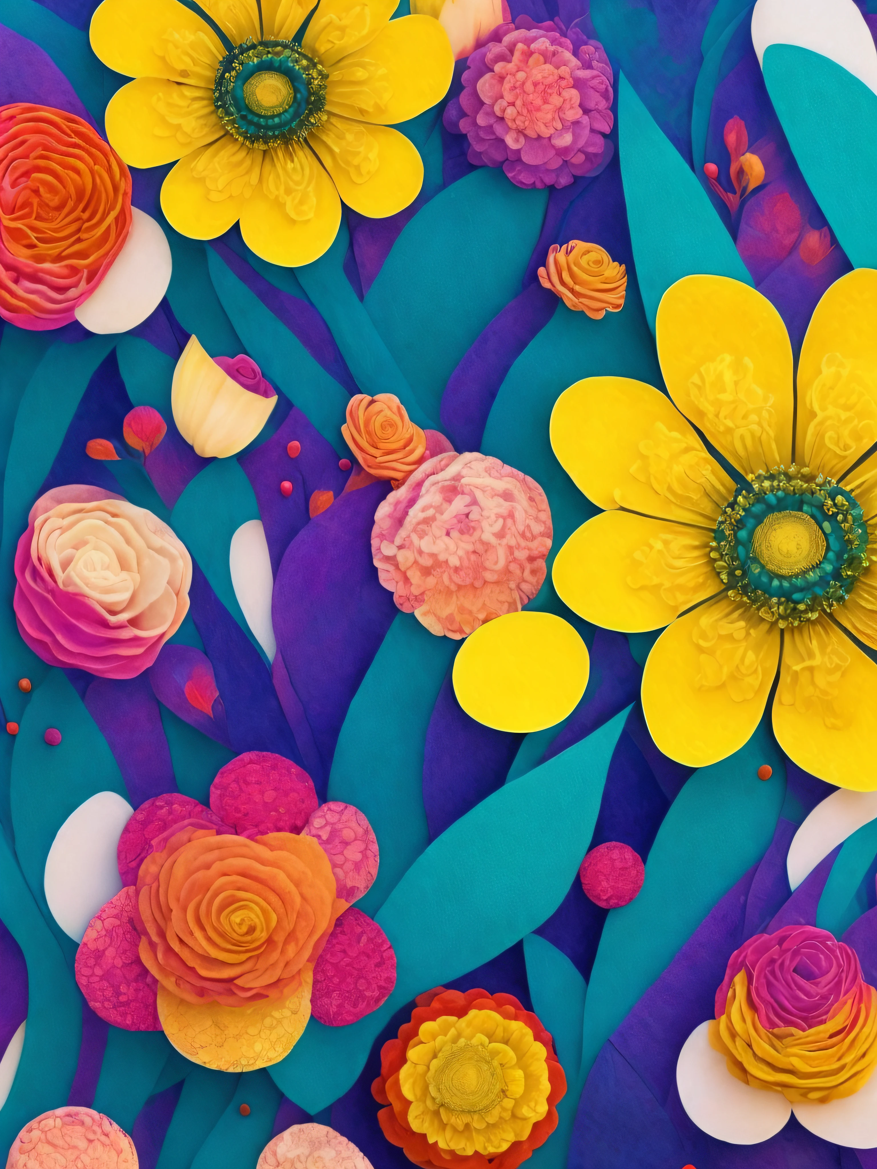 Flores abstratas