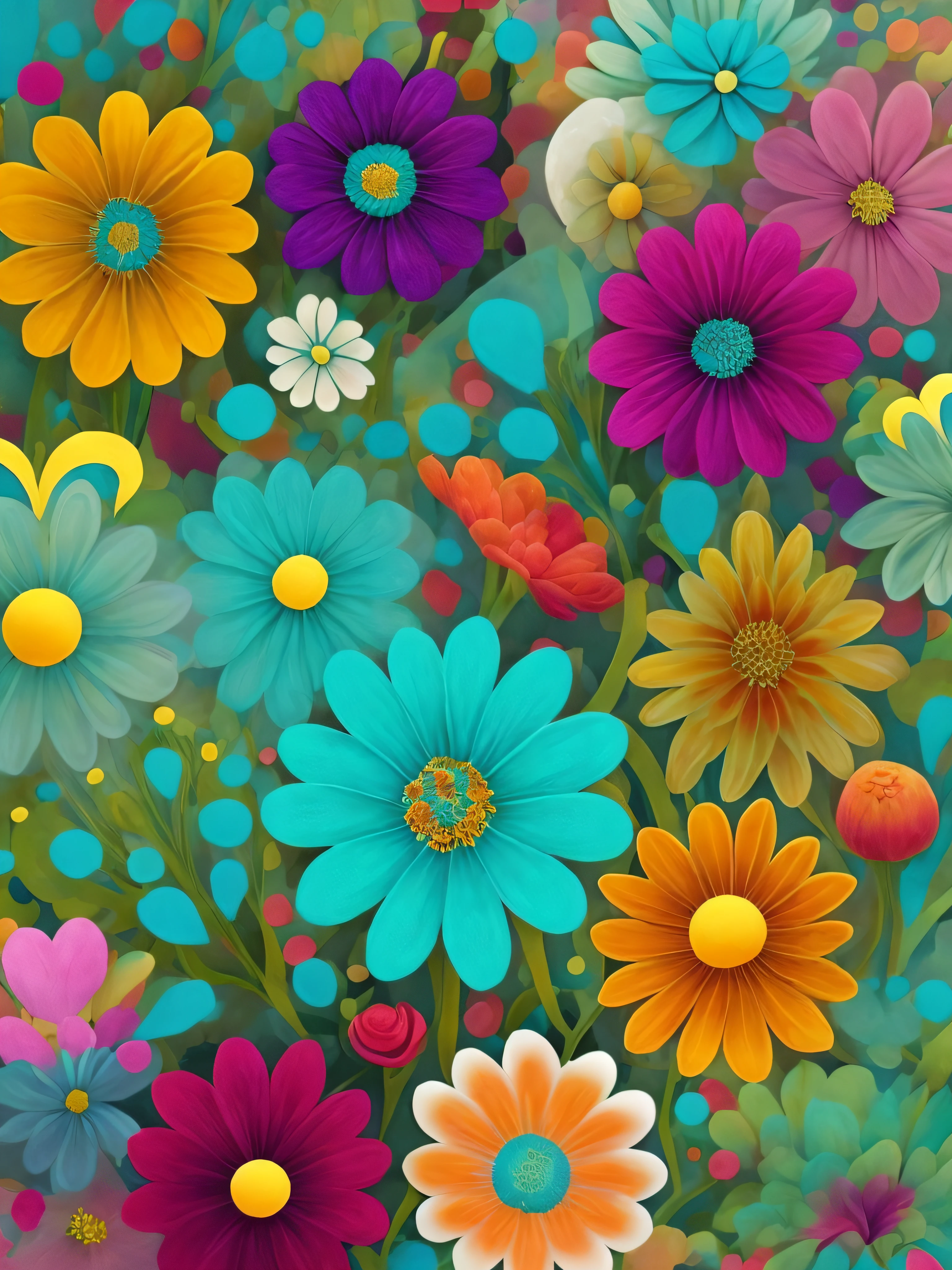 Flores abstratas