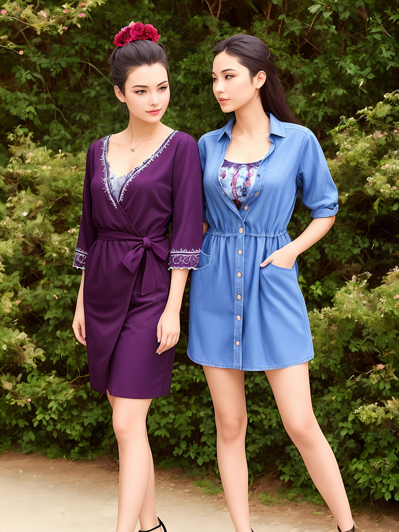 Beauty and women's clothing