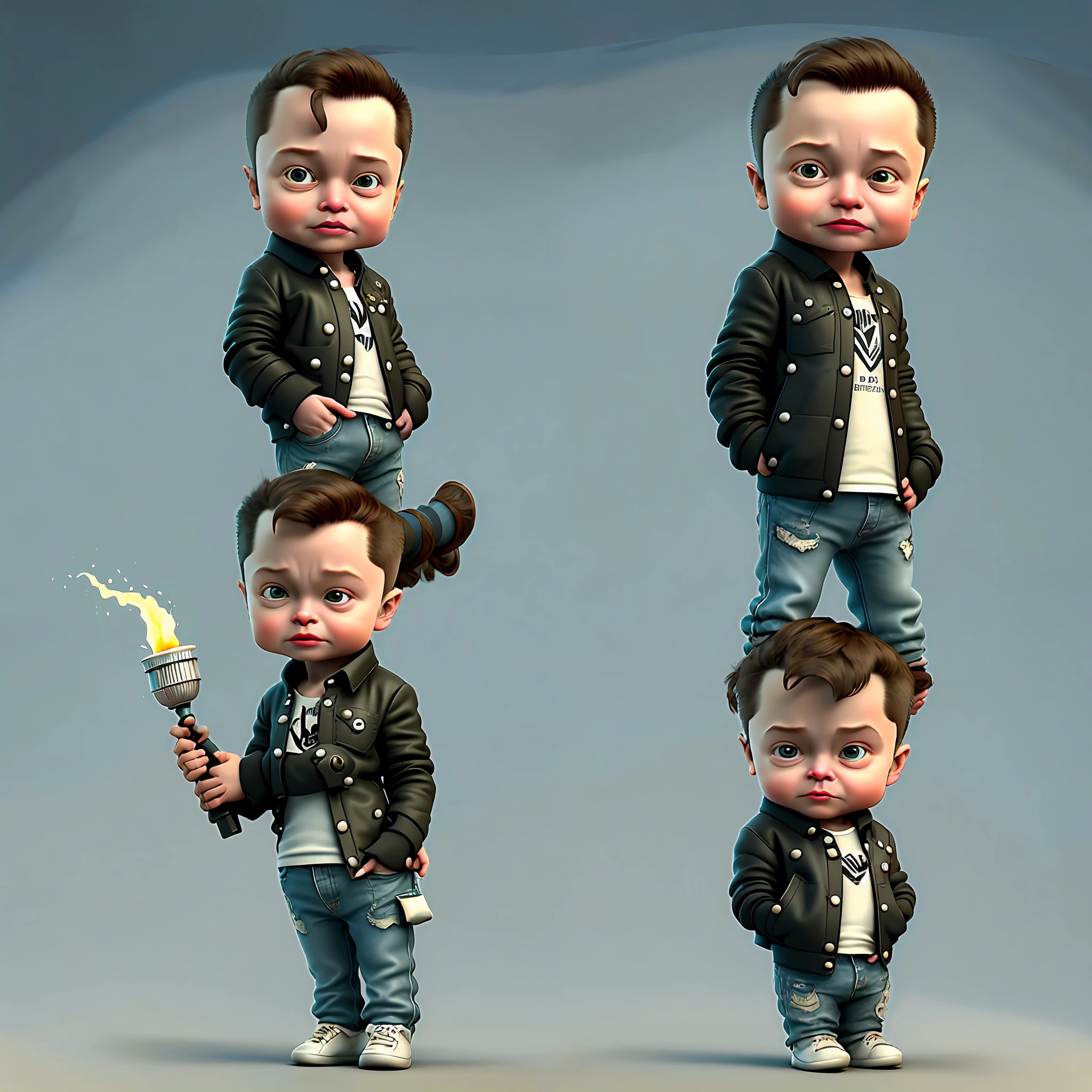 cbzbb, elon musk, personagem, feliz, pequeno, bonito, Devian Art, Trending Artstation, Digital Art, Detailed, Cute, Realistic, Humanoid, Character, tiny, Cinematic Sho, Cinematic Lights, Elon Musk, Looks happy