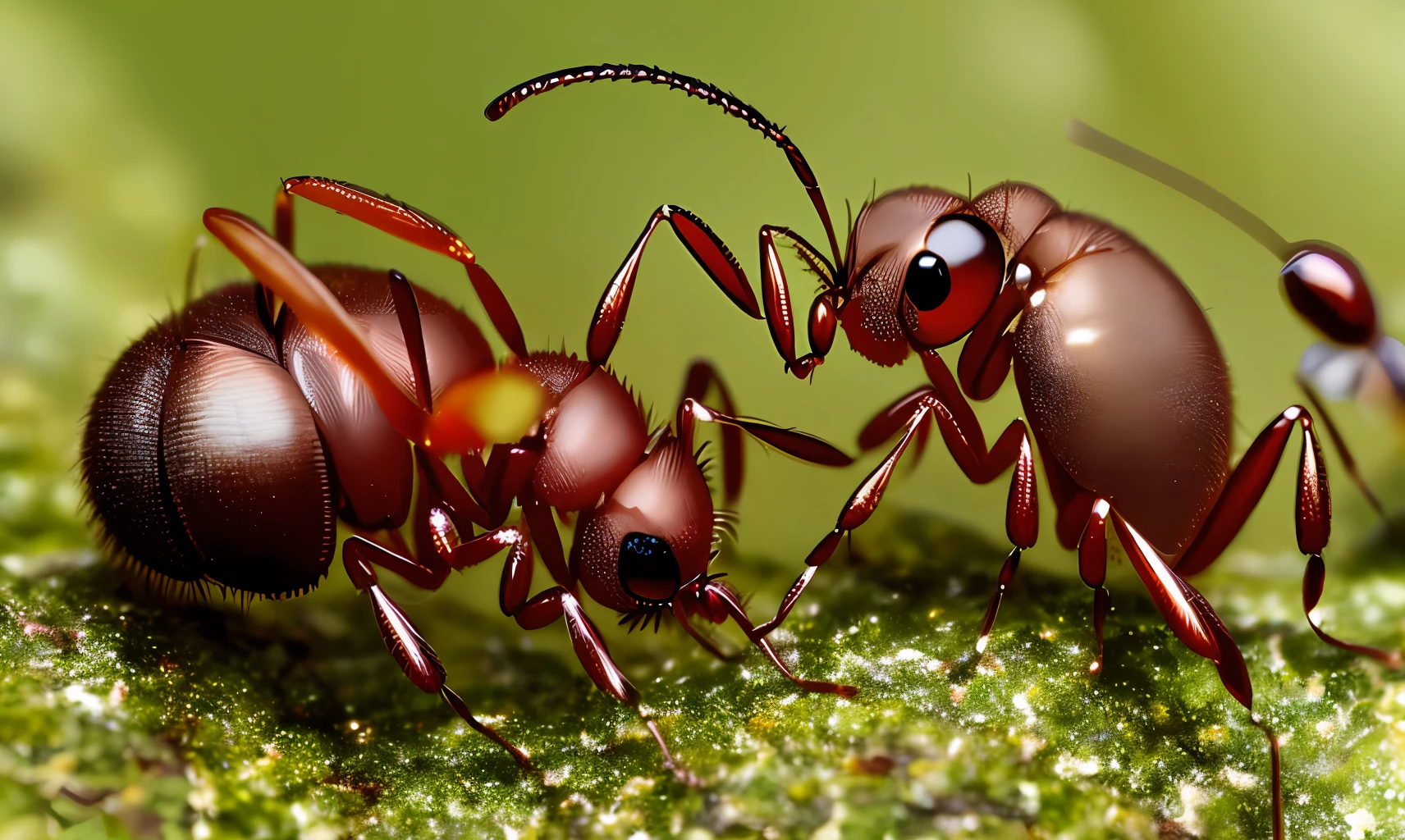 Ants with long noses