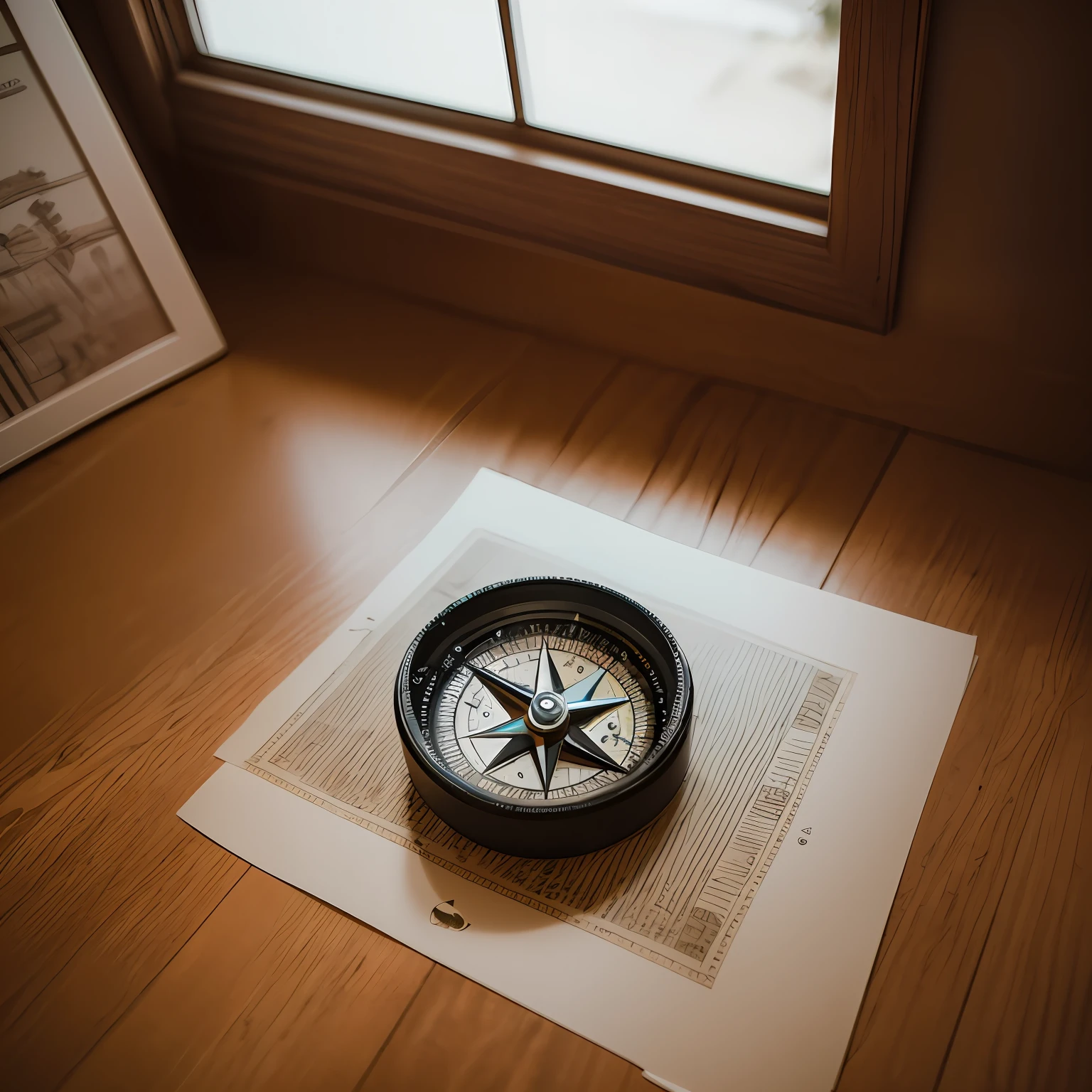 （compass:1.2），(photorealestic),(solid),(still-life) --auto