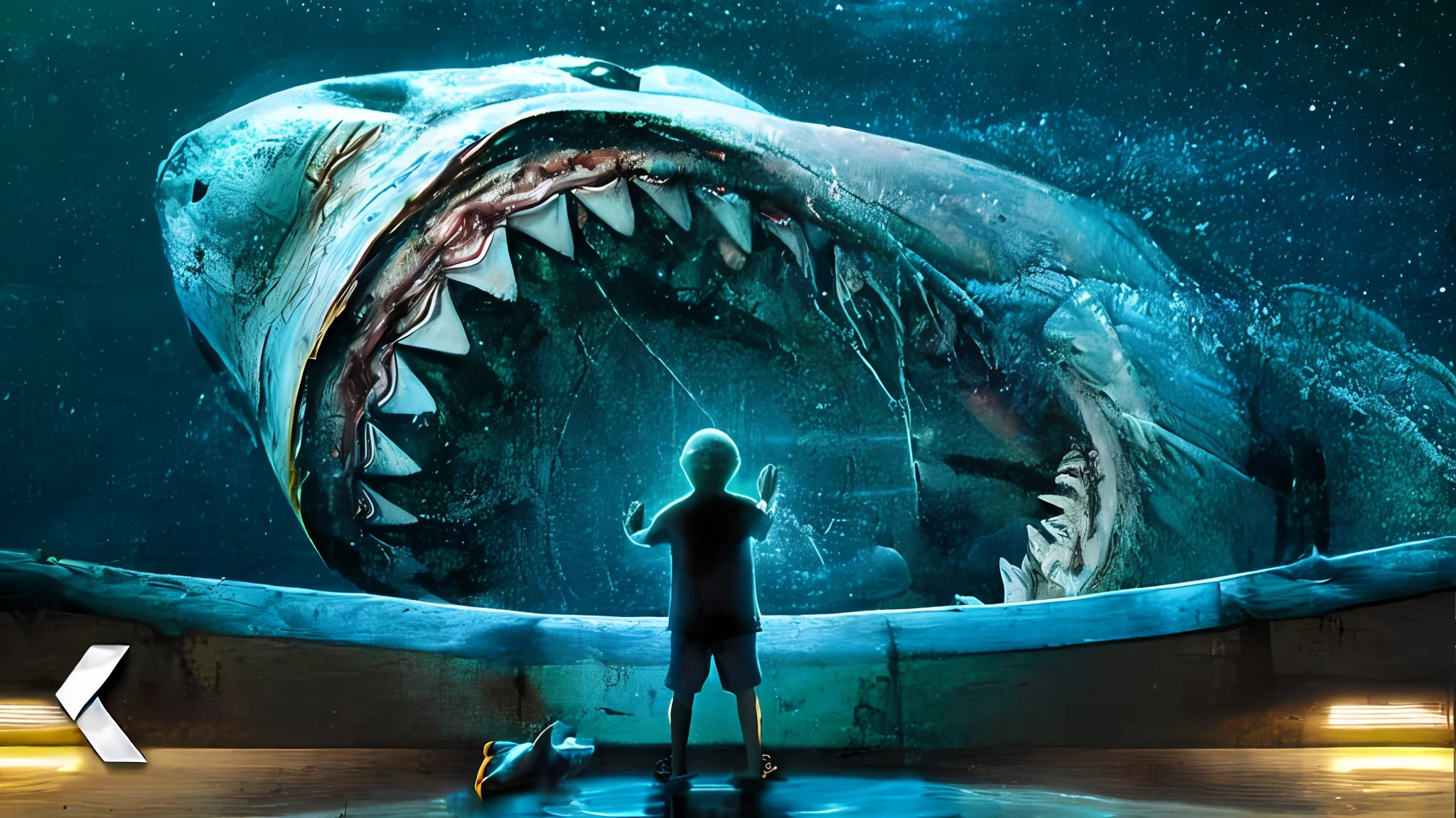 sea monster, pov underwater, visceral, unholy abomination, pale skin, dark yellowish water, foggy water, misty, dark, dramatic,'silent hill ', big eyes, terrifying, horrific, cinematic