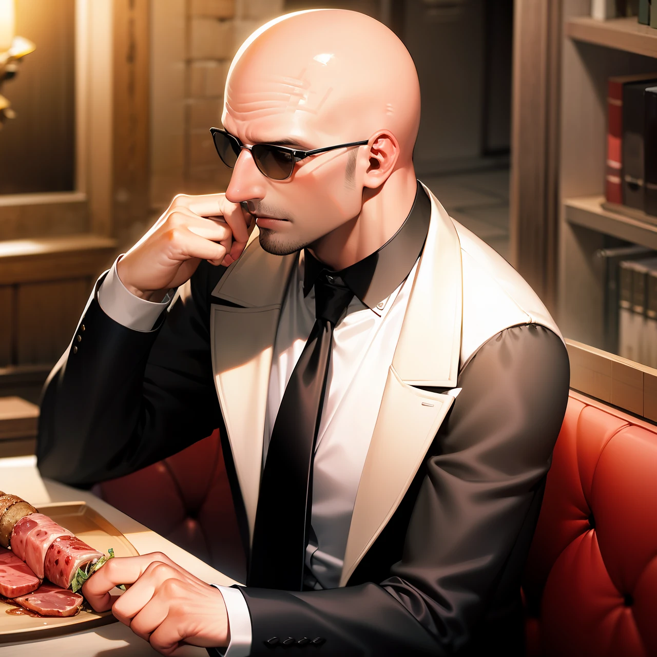 Mafia,bald-headed,Tendon meat