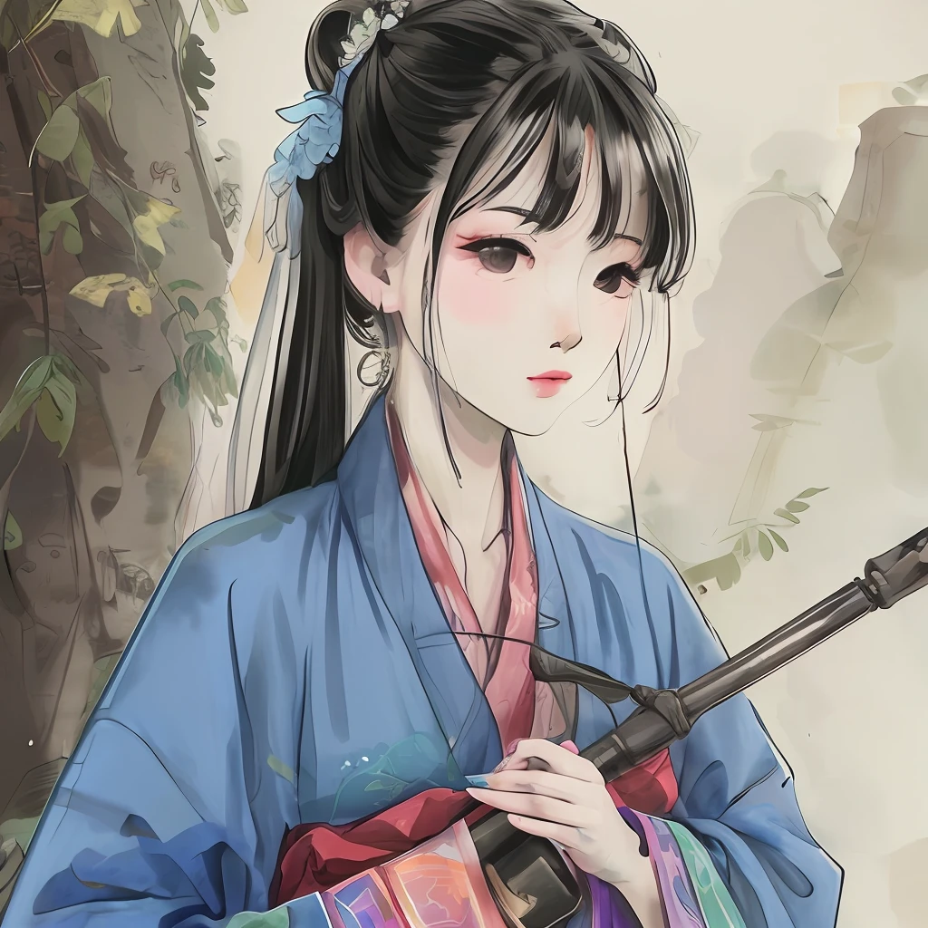 A woman in Hanfu