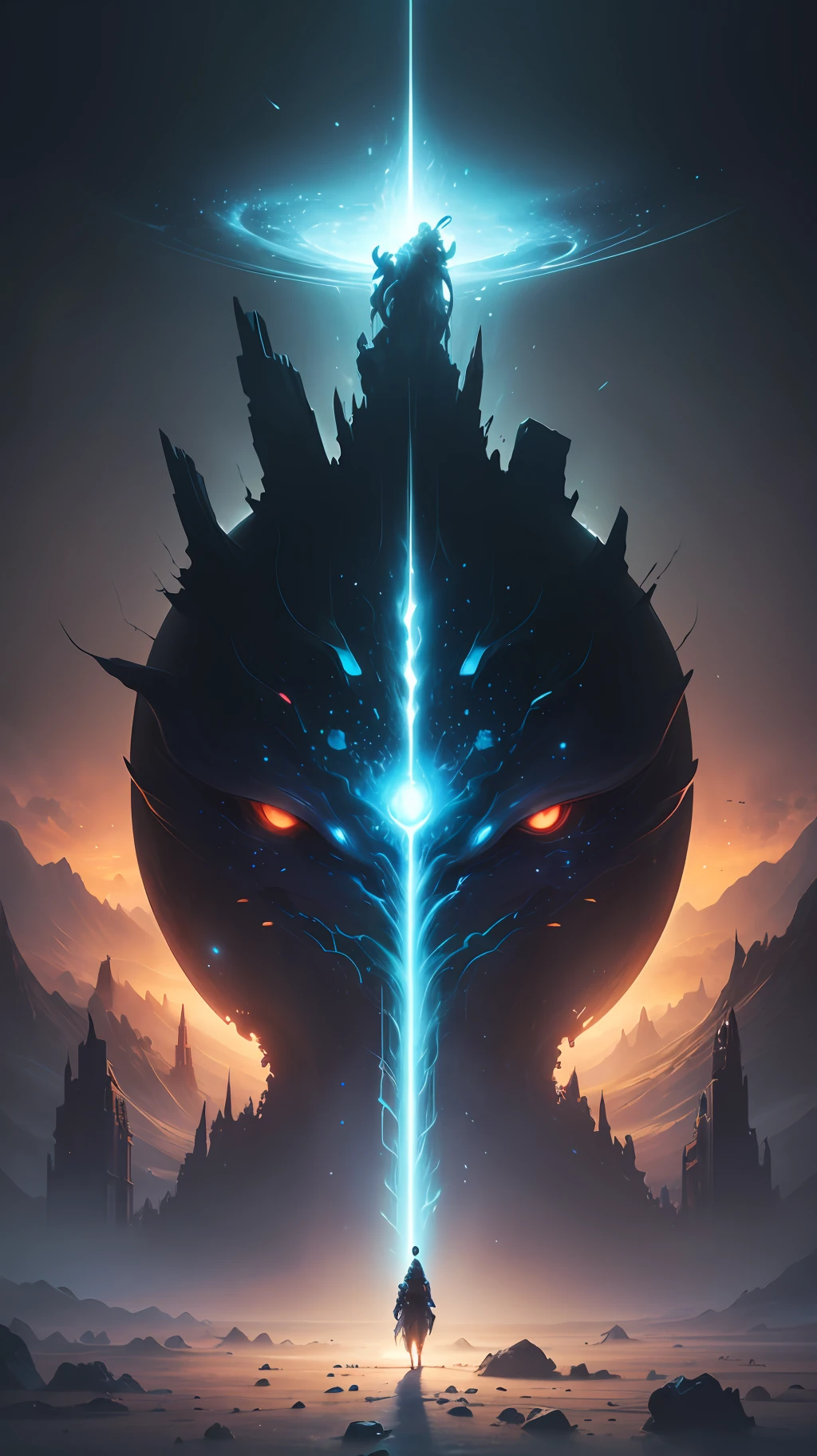 (masterpiece, best quality:1.2), illustration, 8k wallpaper, colorful,
(portal:1.1), (otherworldly creature:1.2), (magical energy:1.1), (floating debris:1.05), (dark and mysterious environment:1.05), (multiple arms:1.05), (glowing third eye:1.1), (bright light:1.05), (illumination:1.05), (fantasy:1.15), (surreal:1.1), (enigmatic:1.05), (intriguing:1.05), (ethereal:1.08), (mystical:1.1), (cosmic:1.05), (interdimensional:1.1), (unearthly:1.05), (spellbinding:1.1), (unforgettable:1.05),
(fantasy art:1.1), (digital art:1.05), (magical realism:1.08), (epic:1.1), (concept art:1.05), (highly detailed:1.1), (cinematic:1.05), (surrealism:1.05), (mystery:1.05), (astonishing:1.1), (by Andrey Surnov:1.05), (mind-bending:1.1), (fascinating:1.05), (unbelievable:1.05), (otherworldly landscapes:1.1), (breathtaking:1.05), (incredible:1.05), (portal opening:1.05) --auto