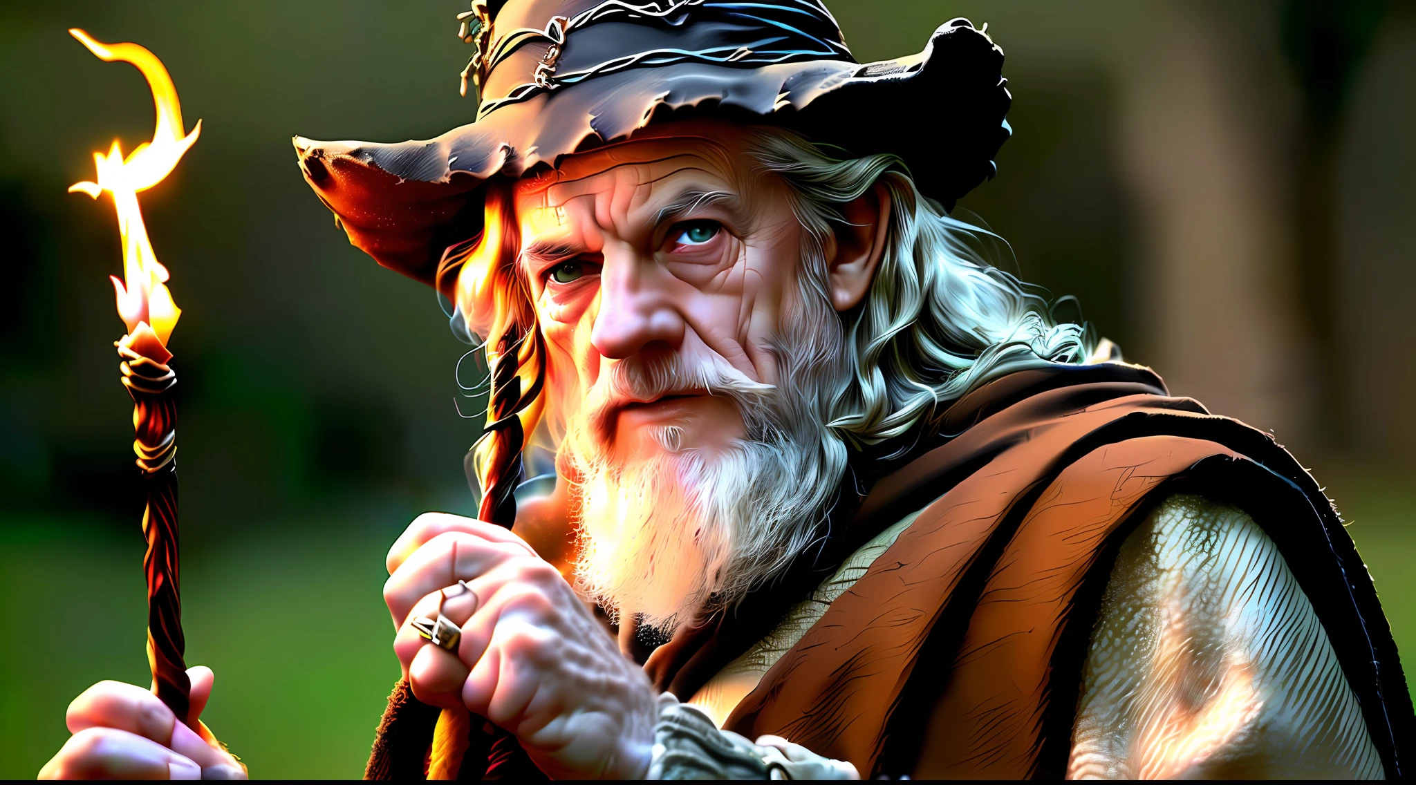 modelshoot style, (extremely detailed 8k wallpaper),a full shot photo of gandalf casting a spell, Intricate, High Detail, dramatic, fantasy world, fantastic location, skin pores, very dark lighting, heavy shadows, detailed, detailed face, (vibrant, photo realistic, realistic, dramatic, dark, sharp focus, 8k), lotr, far away,