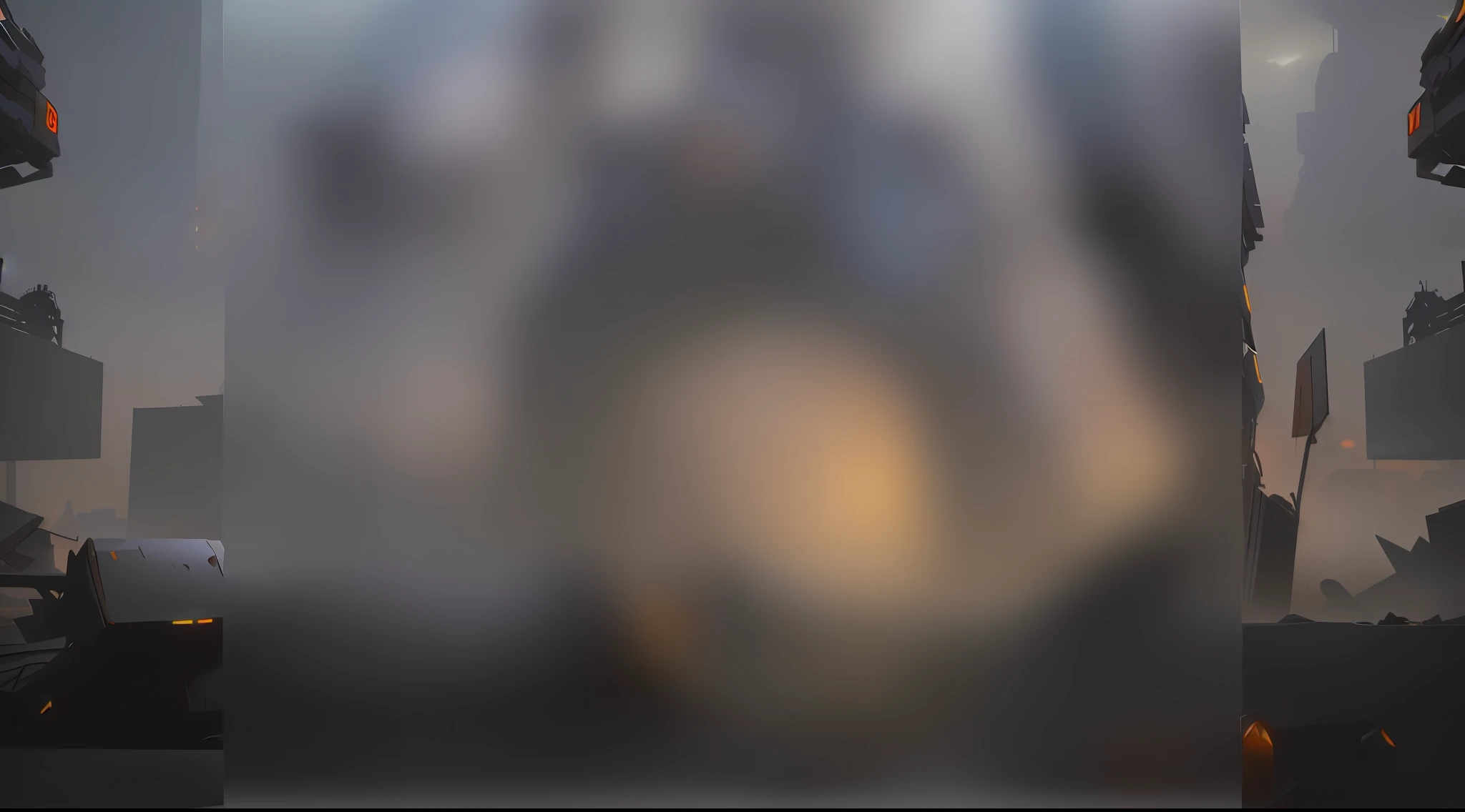 (masterpiece),(best quality),lowpoly style environment, post-apocalyptic wasteland, (construction:1.2+junkyard:1.3), towering structures, metallic debris and scrap, glowing neon signs and lights, dramatic camera angles, dark and moody atmosphere.