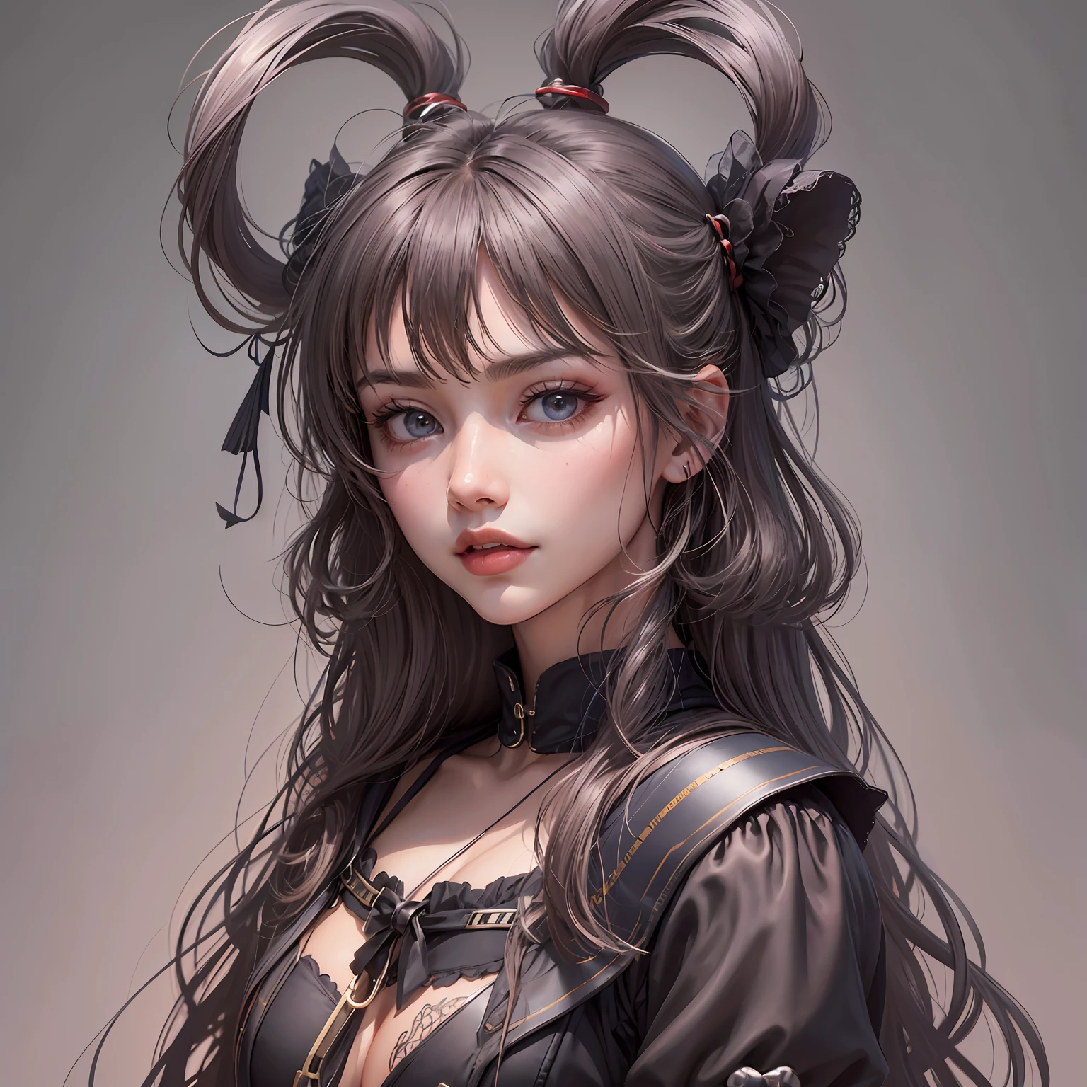 black hair
brunette
hair bobbles
Head rope
wince
Close one eye
longeyelashes
Long eyelashes
solid circle eyes
Solid round eyes
fake animal ears
Imitation animal ears
light smile
Light smile
ear blush
Ear ring
fang
Huya
twintails
Double ponytail
tongue out
Stick out your tongue
wince
Close one eye --auto