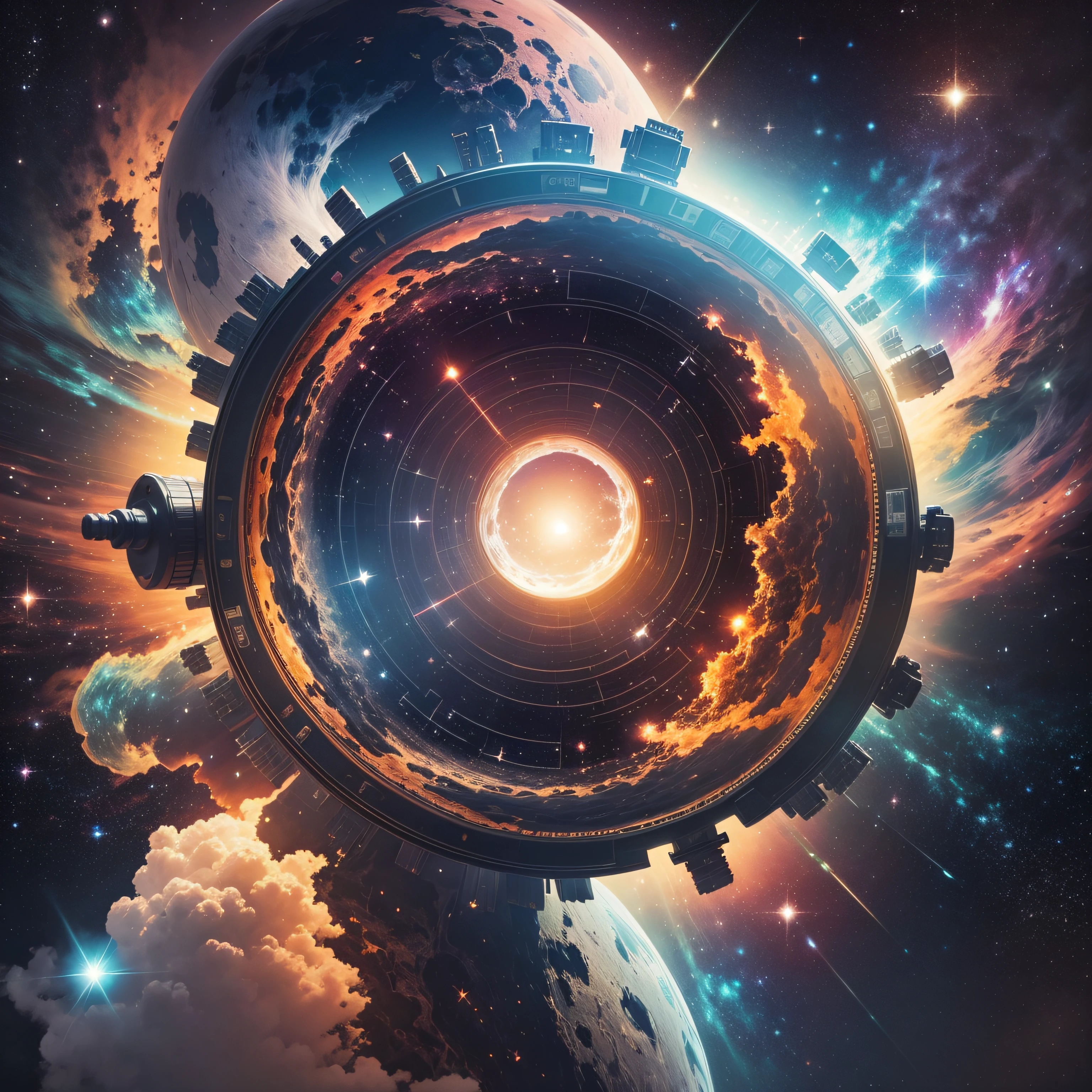outer space, surreal space, Nebulosa do Cosmos, Epic lost in space, Fantasia De Alta Qualidade Foto Stock --auto