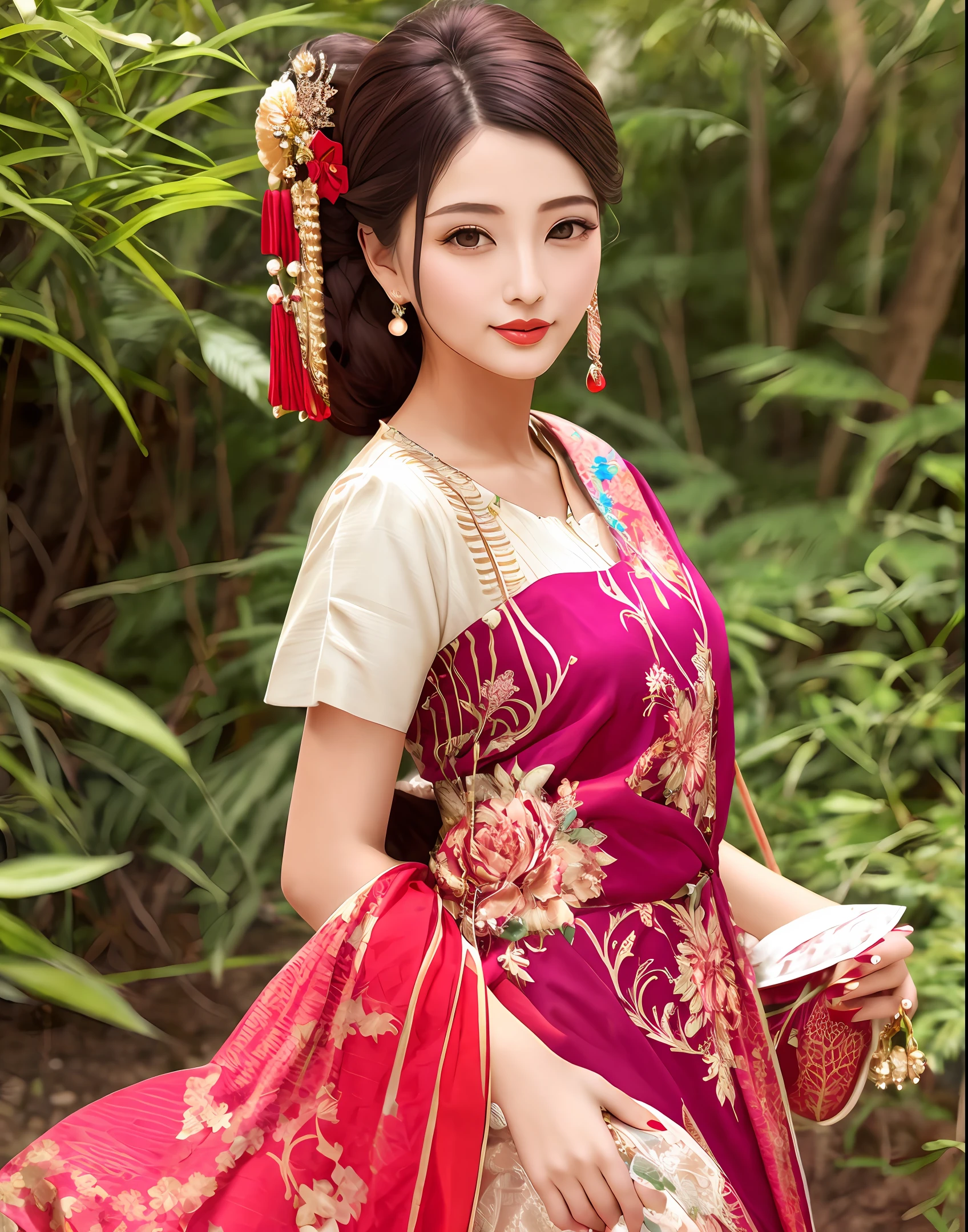 National style beauty,