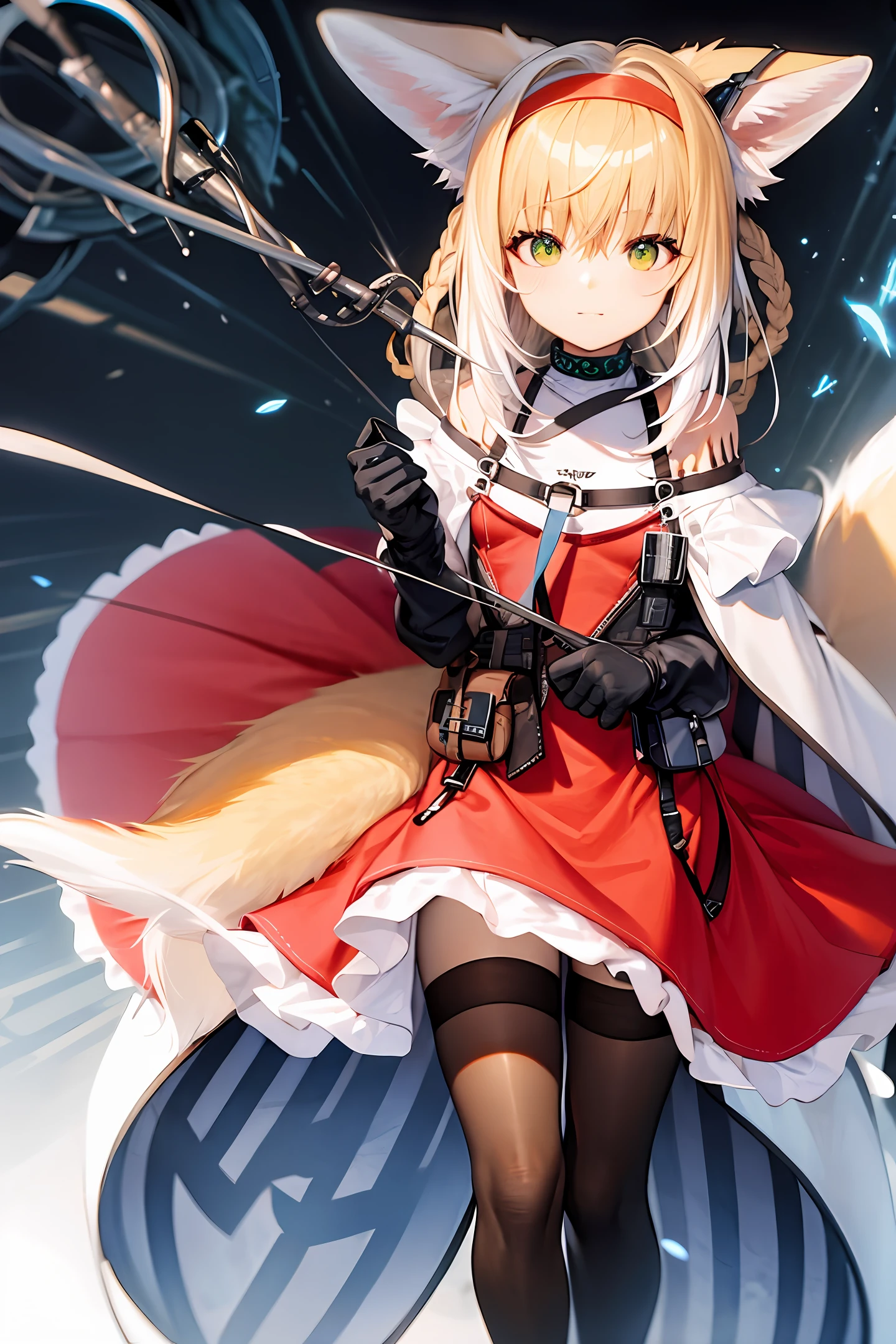 chiquita,reddress,blackstockings,Blonde hair,aquarelle