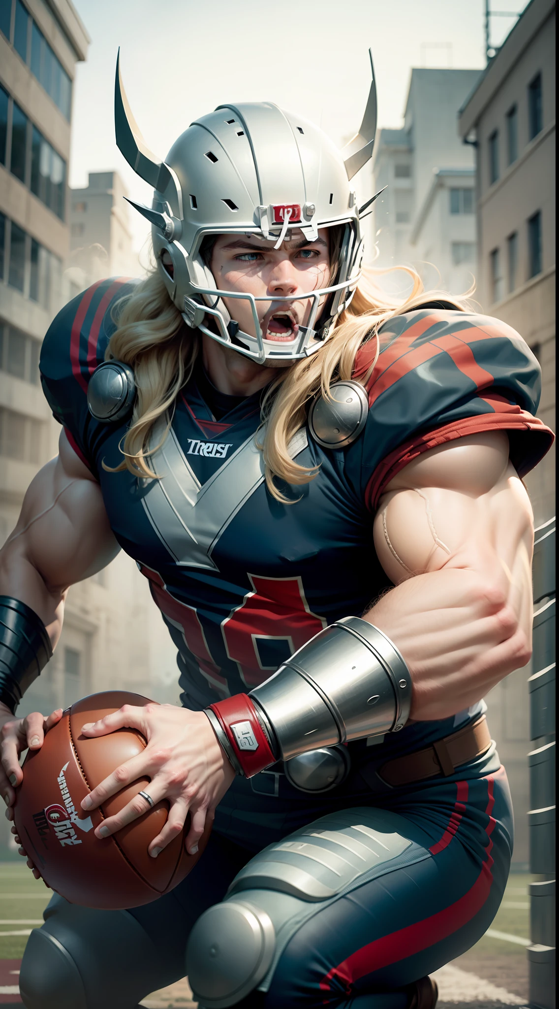 thor playing football