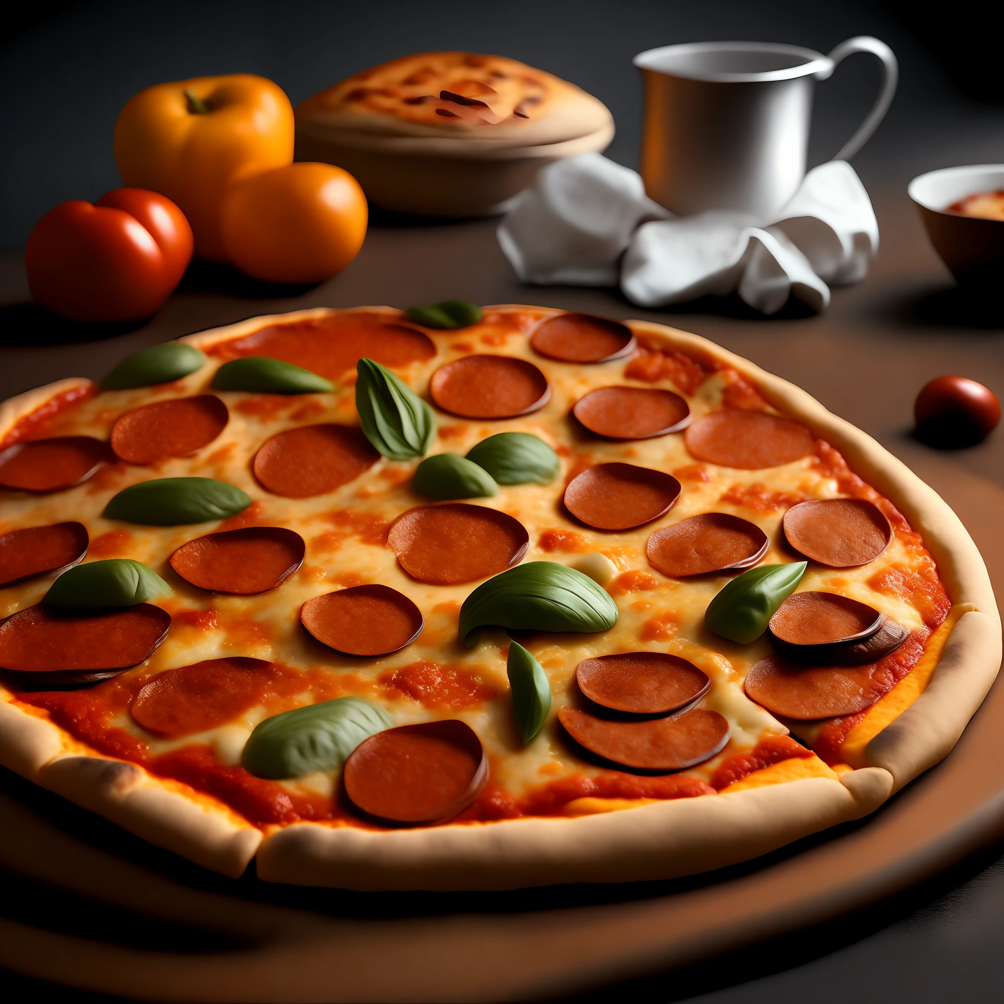 foto macro de uma fatia de deliciosa pizza na frente de um forno de pedra, forno de fogo, acender fogo, fotografia de comida, close up, advertising photography, luz suave, extremamente detalhada, bonito, artistic, hiper-realista, octano render, cinematiclight, dramatic lights, masterpiace, luz descarada, 3d