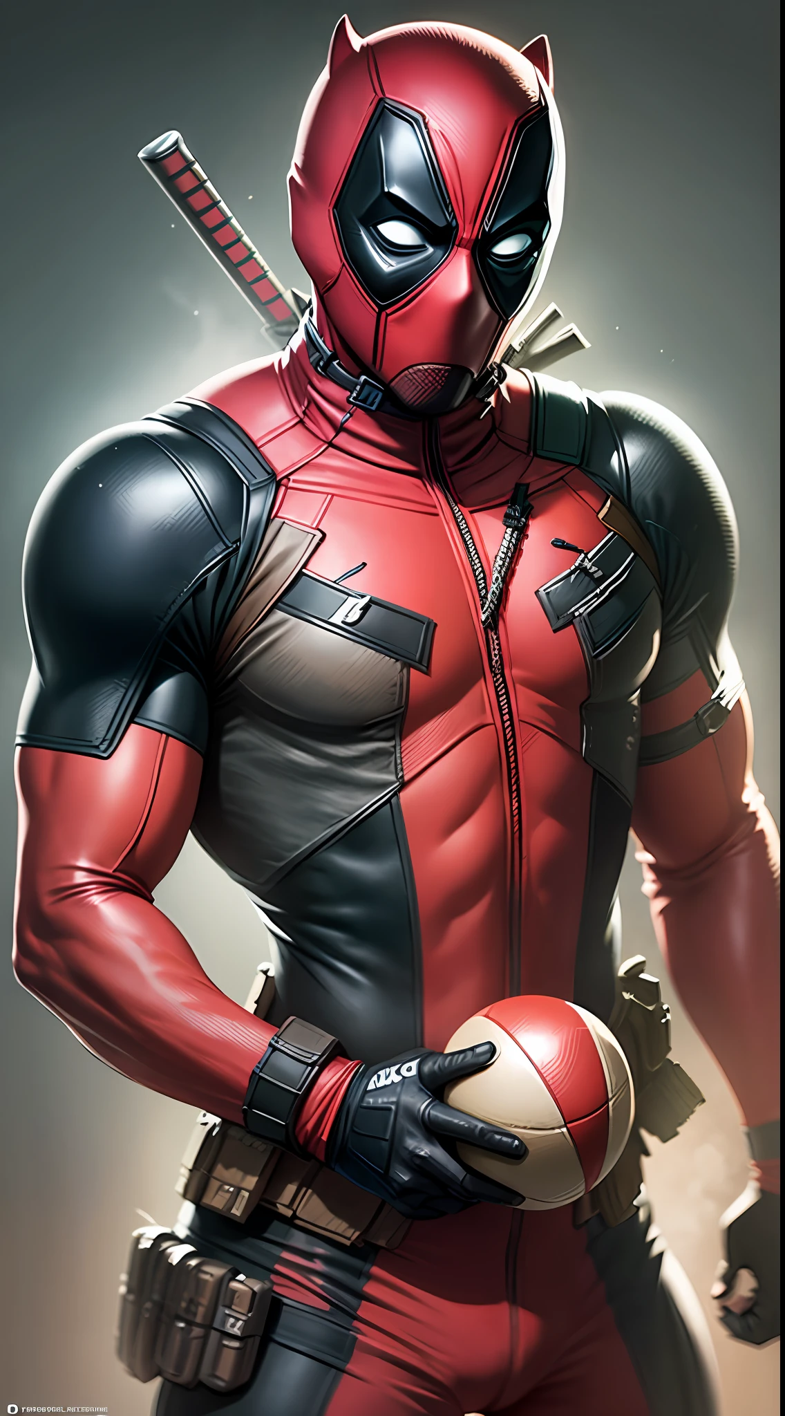 deadpool playing football