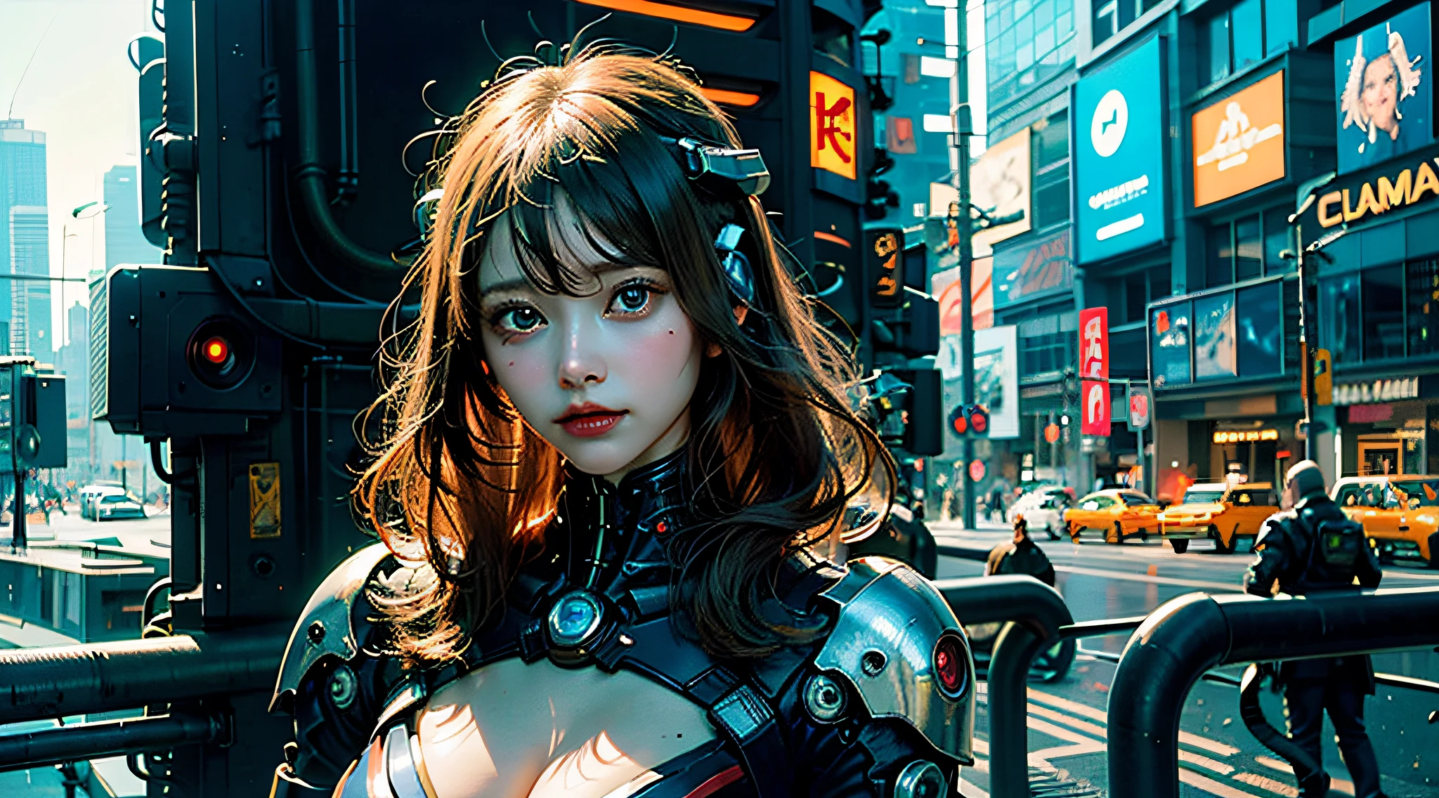 Reptilian human, scaly face, cyber woman in futuristic suit posing for photo, face and chest raw, cleavage visible, big, cyberpunk, wlop. Sci-Fi, Gundam, Cyberpunk Anime Girl Mecha, Female Cyberpunk Anime Girl, Mecha Cyber Armor Girl, Biomechanical, Cybersuit, CGSesociety Masterpiece, WLOP and Krenz Kuschat, Cute Cyborg Girl, Cyborg Girl, Digital Cyberpunk Anime Art, Wojtek Fus