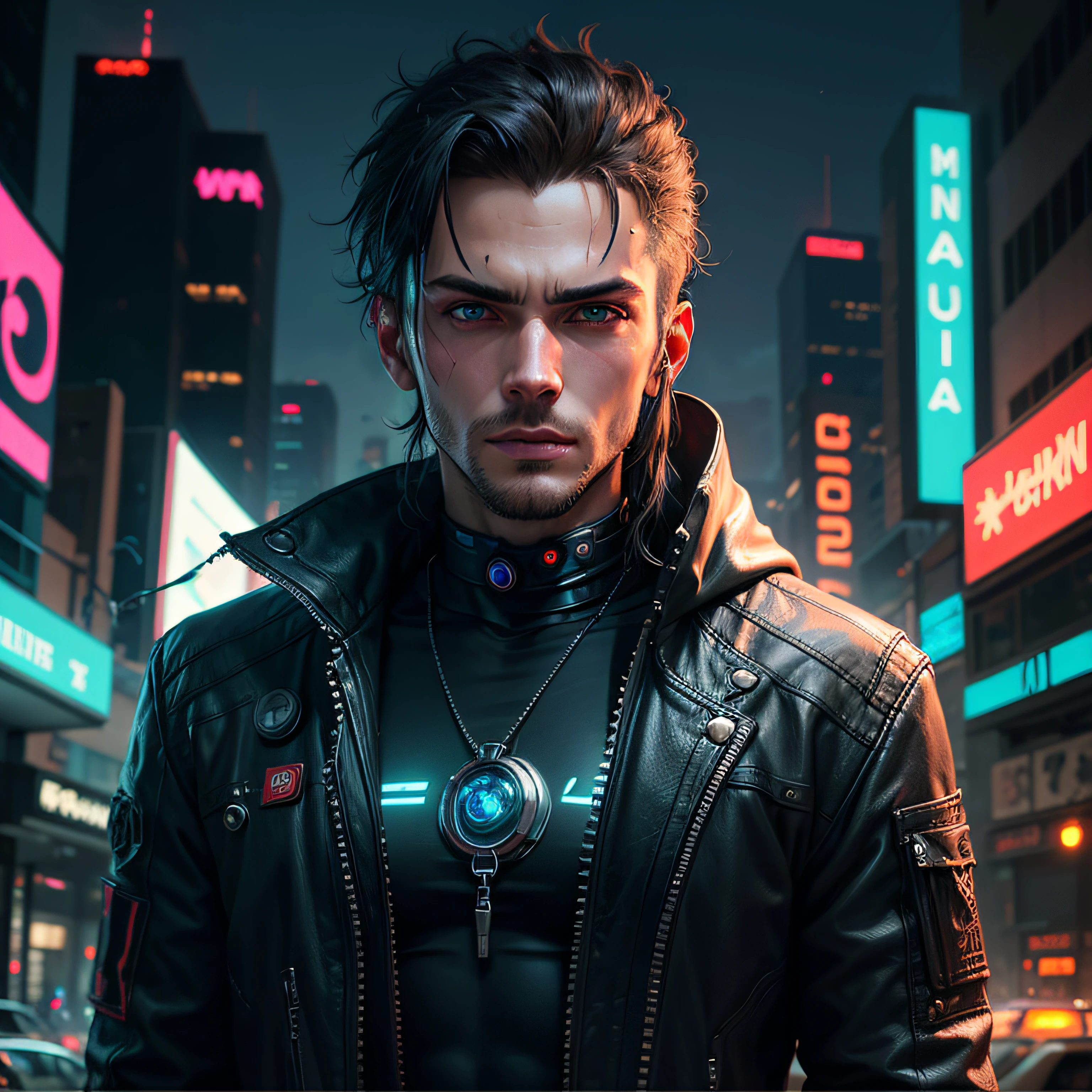 man hot cyberpunk --auto