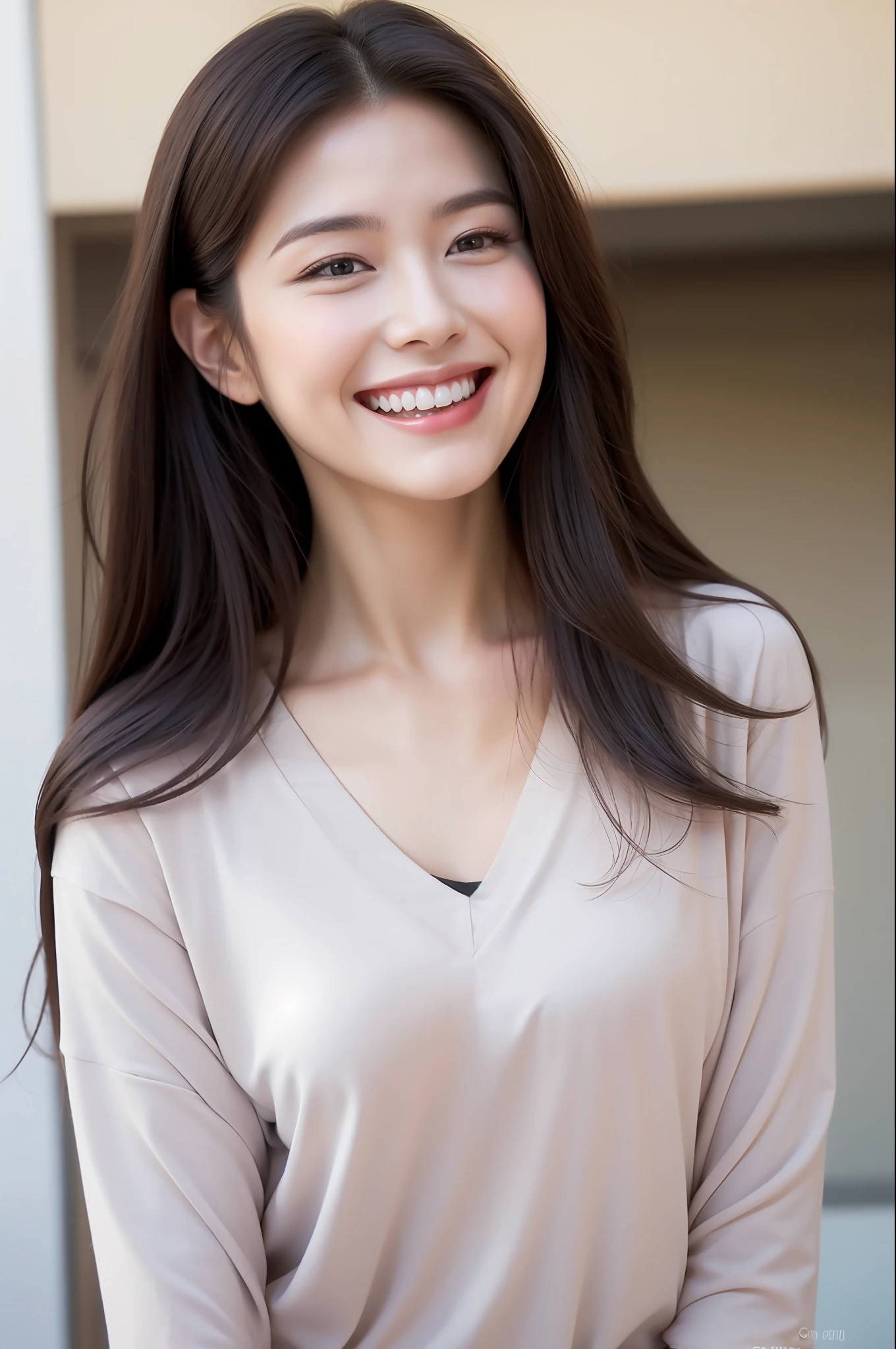 Photo of a Beautiful Korean kpop idol Woman, 夏天, Sorrisos, Laughter