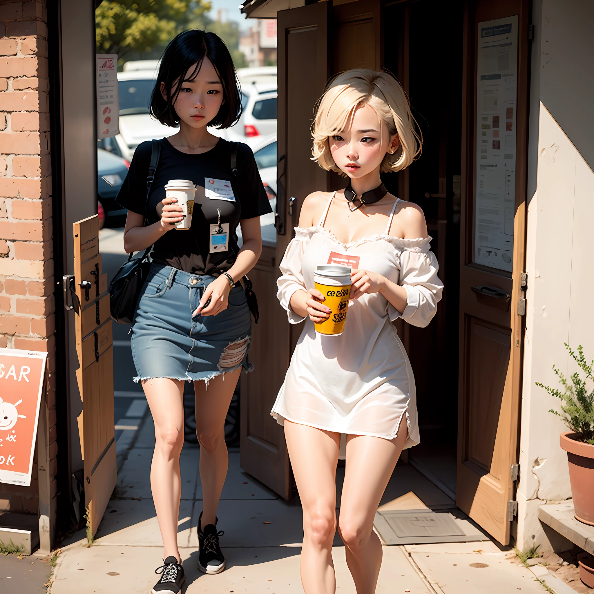 Short hair girl milk --auto