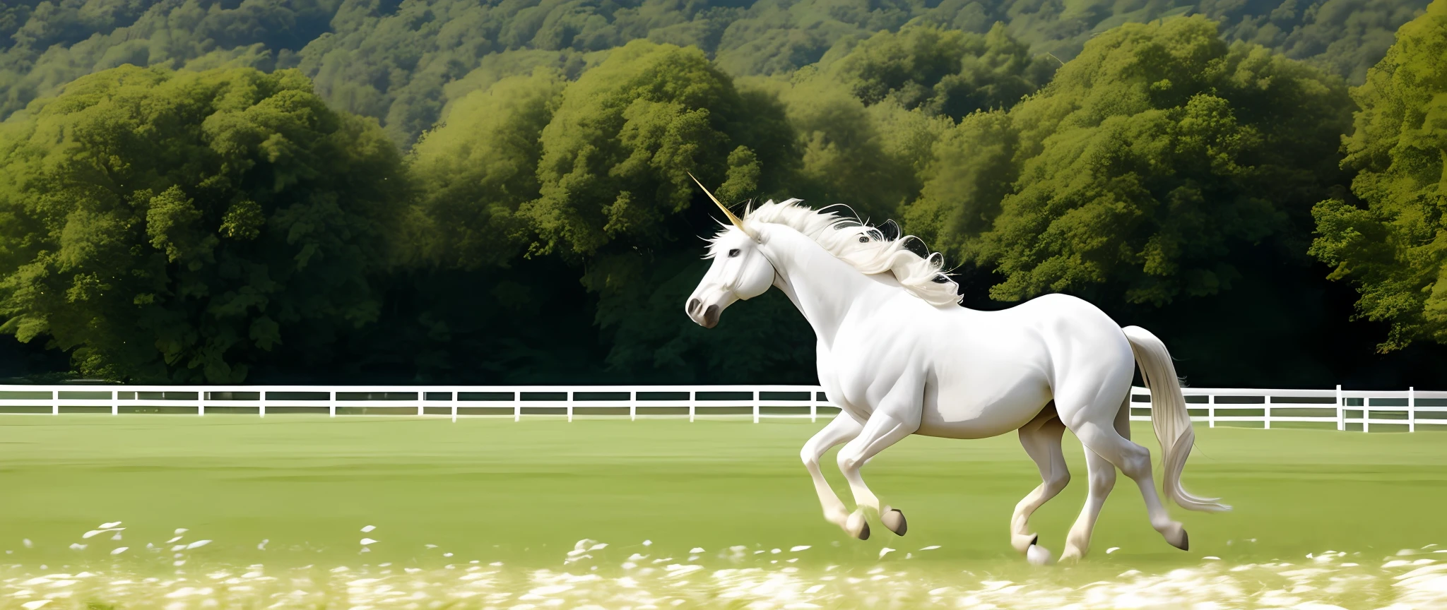 There is a white horse with a long mane walking in the field, an all white horse, beautiful serene horse, White horse, Beautiful horse, majestic horses, horse is running, cavalos, flowing mane, wallpaper hd, long white mane, flowing mane and tail, white unicorn, Wallpaper background, High quality wallpaper, galloping, horse in background, high quality desktop wallpaper
