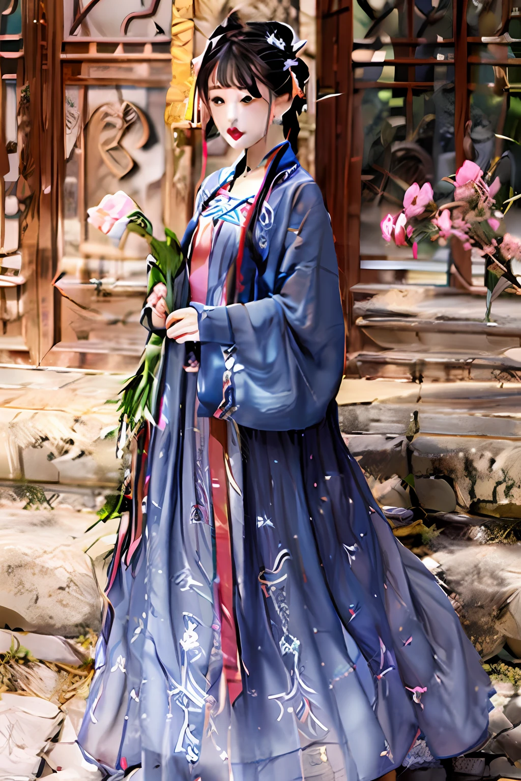 Beautiful cat ears Hanfu China