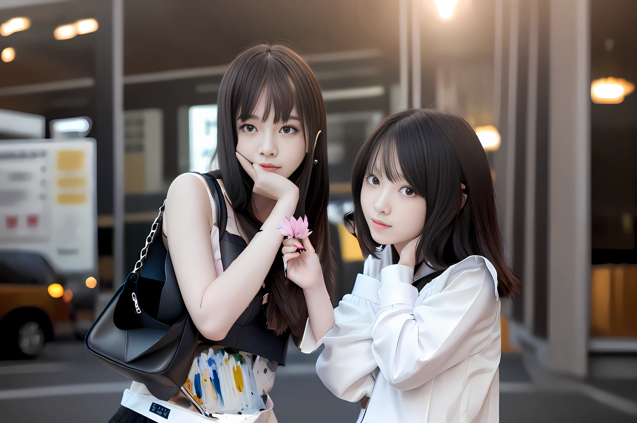(Painting style girl:1.5),(Light and shadow in front and heavy in the back:1.3),(A scene or character description that fits the theme),(emb:comic strip/Illustration style)