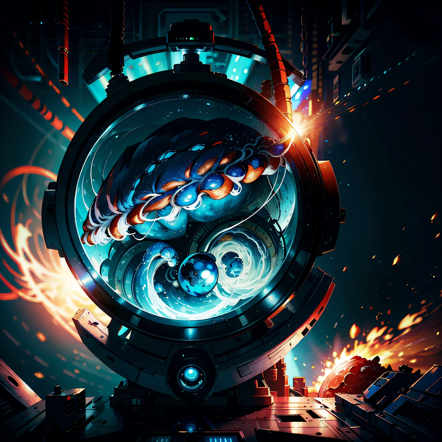 An animal cell with futuristic characteristics --auto