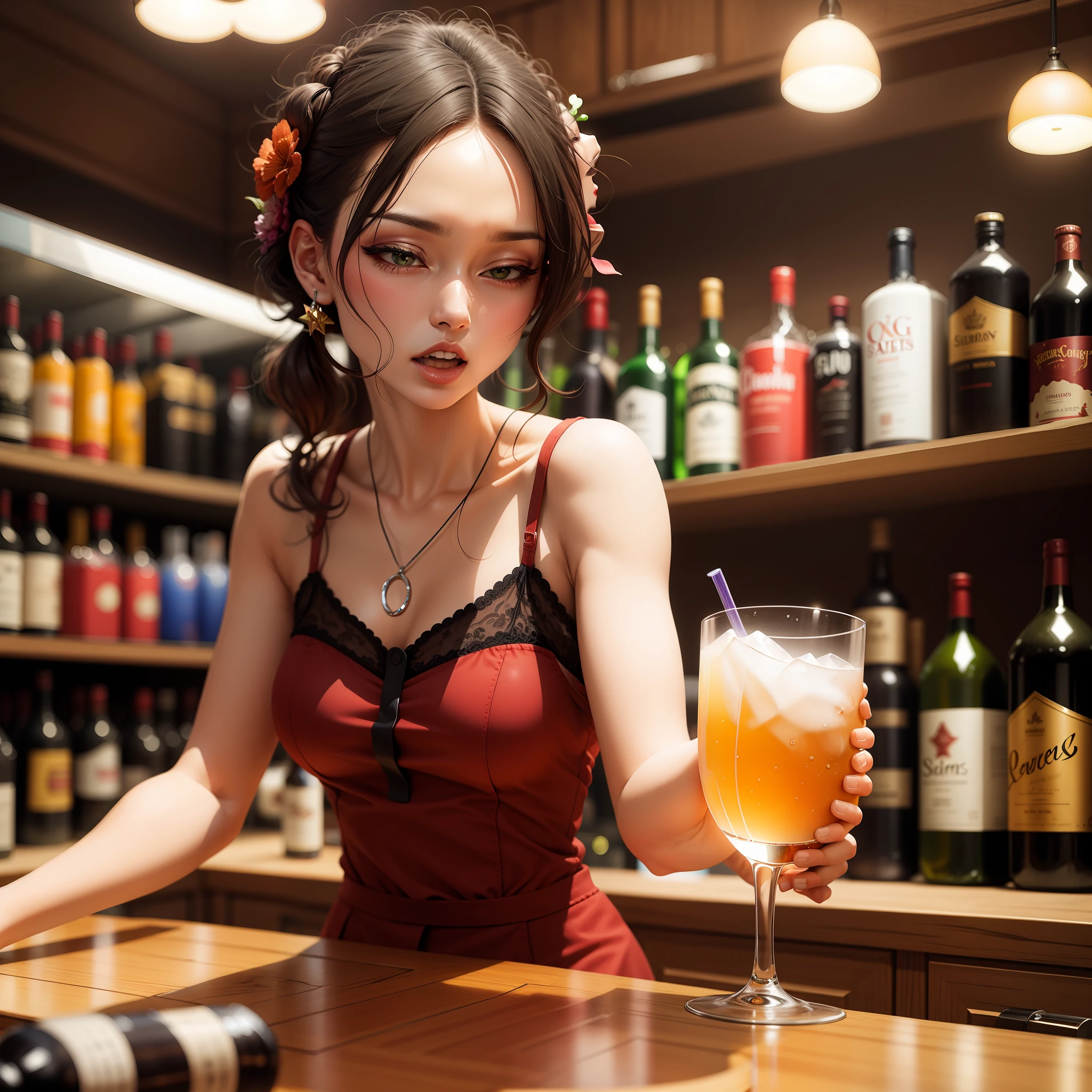 drinking alcohol