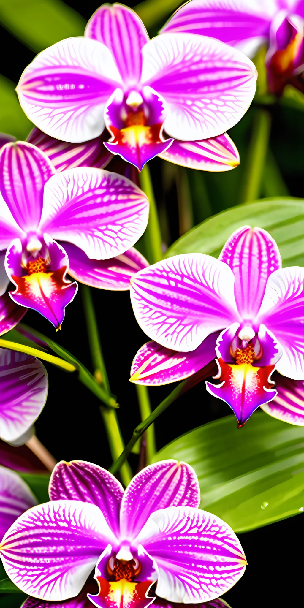 an orchid flower