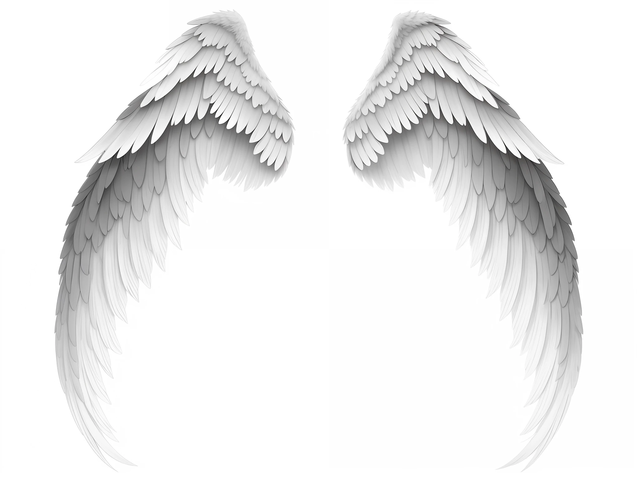 um close up de um par de asas brancas e azuis em um fundo preto, epic angel wings, infinite angelic wings, Asas Angelicais, massive angel wings, Asas de Anjo Infinitas, asas de anjo grande bem abertas, beautiful angelic wings, grandes asas brancas brilhantes, asas brancas, asas de anjo, asas grandes, asas de anjo grande, symetrical wings, 2 asas, symetrical wings, alado --auto
