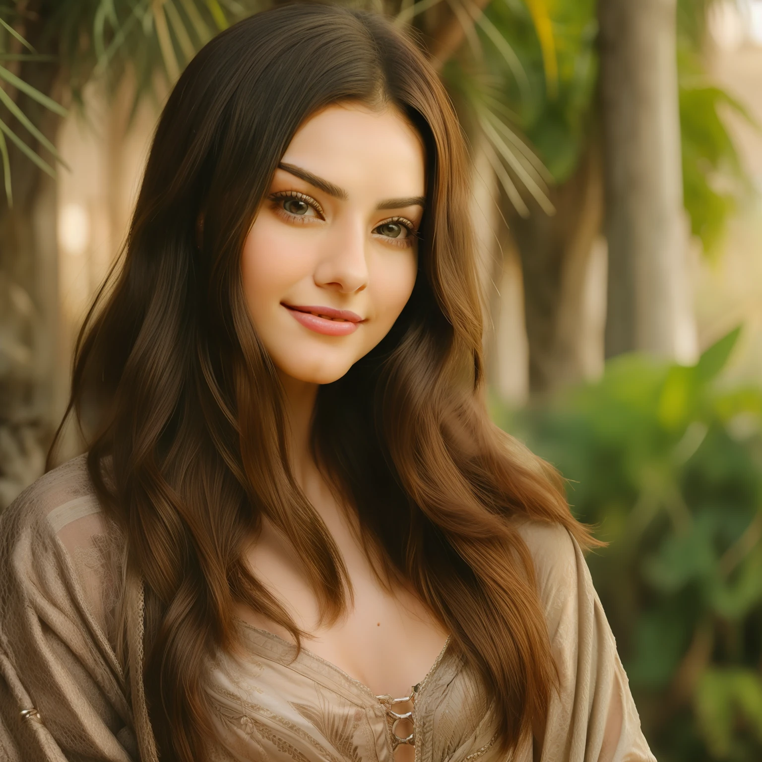 A closeup of a woman with long hair smiling for the camera, Maya Ali sorceress, very beautiful girl, beautiful beautiful, Maya Ali wind sorceress, Maya Ali Mage, Maya Ali sorceress, beautiful girl, she is about 1 , with cute - thin - face, Maya Ali, cute cute, actress, Yamy Yamy 4k