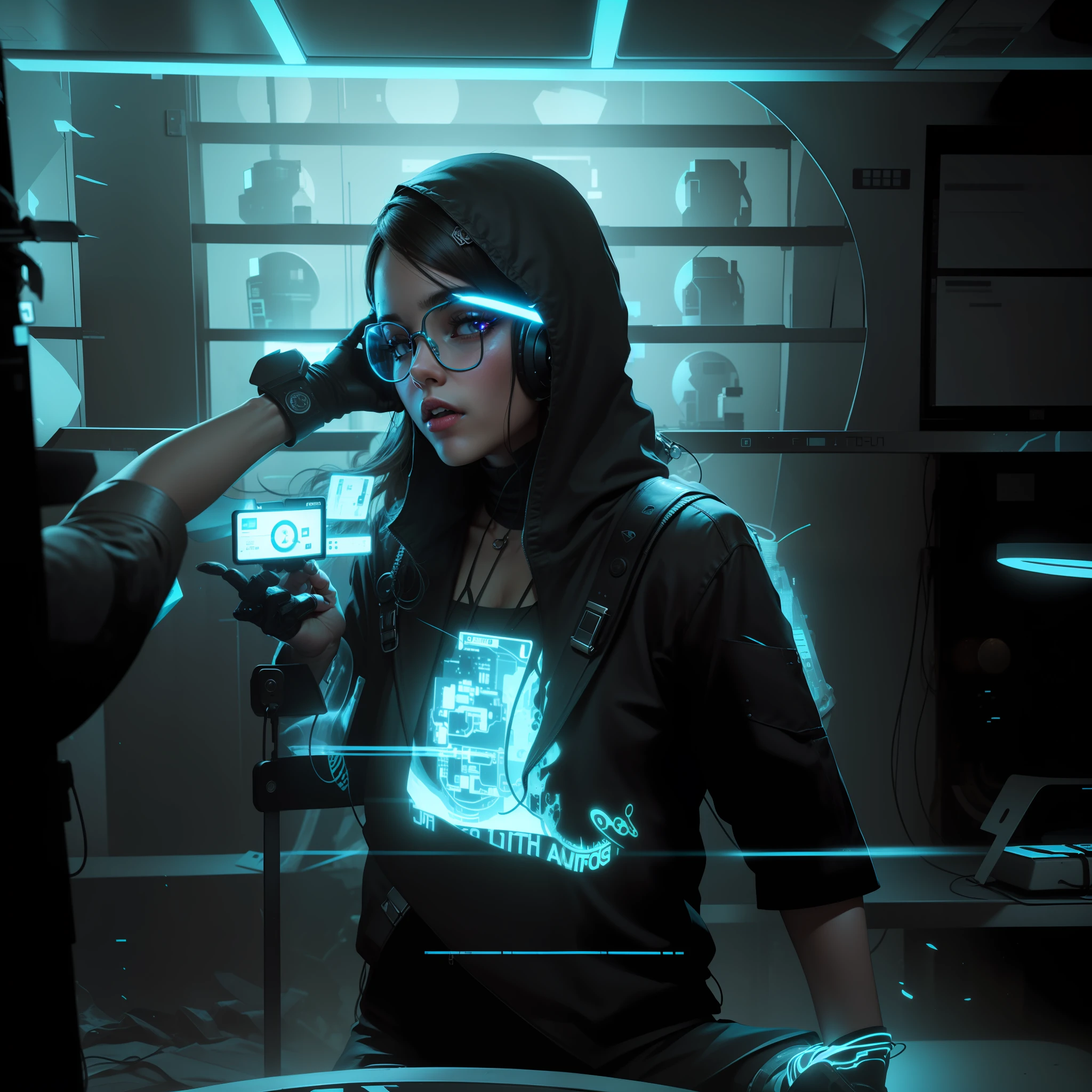 cyber punk perssonage