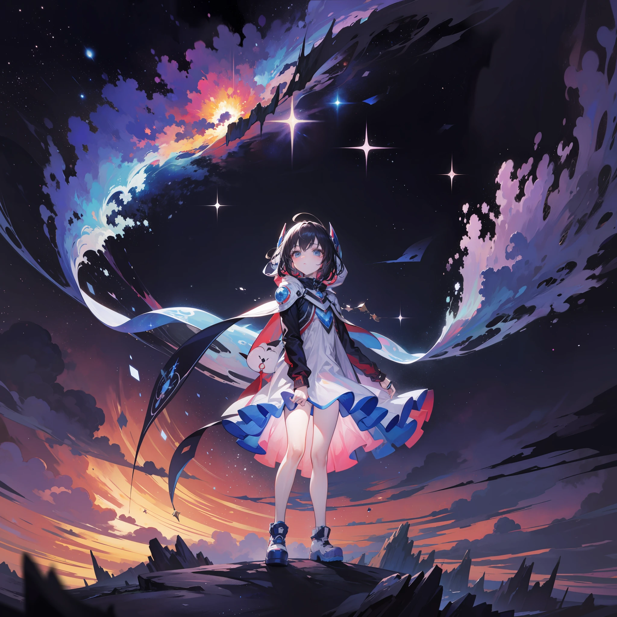 outer space, Nebulosa do Cosmos, Epic lost in space, Fantasia De Alta Qualidade