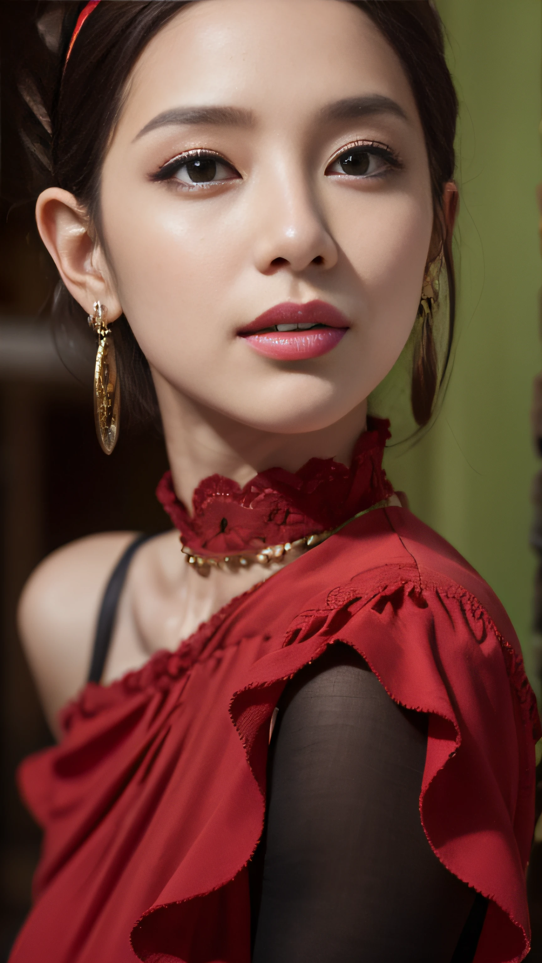 {{best quality}}, top quality, masterpiece), {{photorealistic}}, hyperrealism), 8K, RAW photo, {{beautiful and aesthetic}}, official art, cinematic shot, [:intricate details:0.2], highly detailed, {{fashion campaign}}, vintage theme), Vogue, Elle, {{{2$$red|pink|orange|lime|purple|light purple|azure|blue|cobalt|green|brown|gold|silver}}}, vivid, colorful, 1girl, {{cute {elf|dark elf}}, dark skin}), {|blonde}, {bob cut|french braids|updo|twintails|ponytail|long straight hair|long messy hair|long hair} {|0.2, {|blunt} bangs}), [:beautiful detailed face:0.2], {{shiny glossy skin}}, {|tall}, {|eyelashes}, {|mole}, {{{{{{{|smile|curious|pouty face|embarrassed face}}}}}}, {angry}, smile)}, voluptuous, {|0.1::skinny|0.1::slender}, huge breasts, sexy body, sexy legs, {|0.2::{hairband|necklace|earrings}}, {|0.2::plants}, {|0.2::flowers}, {{{indoor|outdoor|in bistro|in mansion}}}, {{victorian {frilled|bowknot} maid unifrom {|}}, pantyhose|0.2::, {{{{barefoot} {full body}}}}, {standing|crossed legs|sit down|0.2::squatting|0.2::spreads legs}|0.2::cowboy shot})), {{{dawn|morning|noon|sunset}}}, {|dynamic angle|0.1::from below|0.1::from side|0.1::from above|0.1::from back},