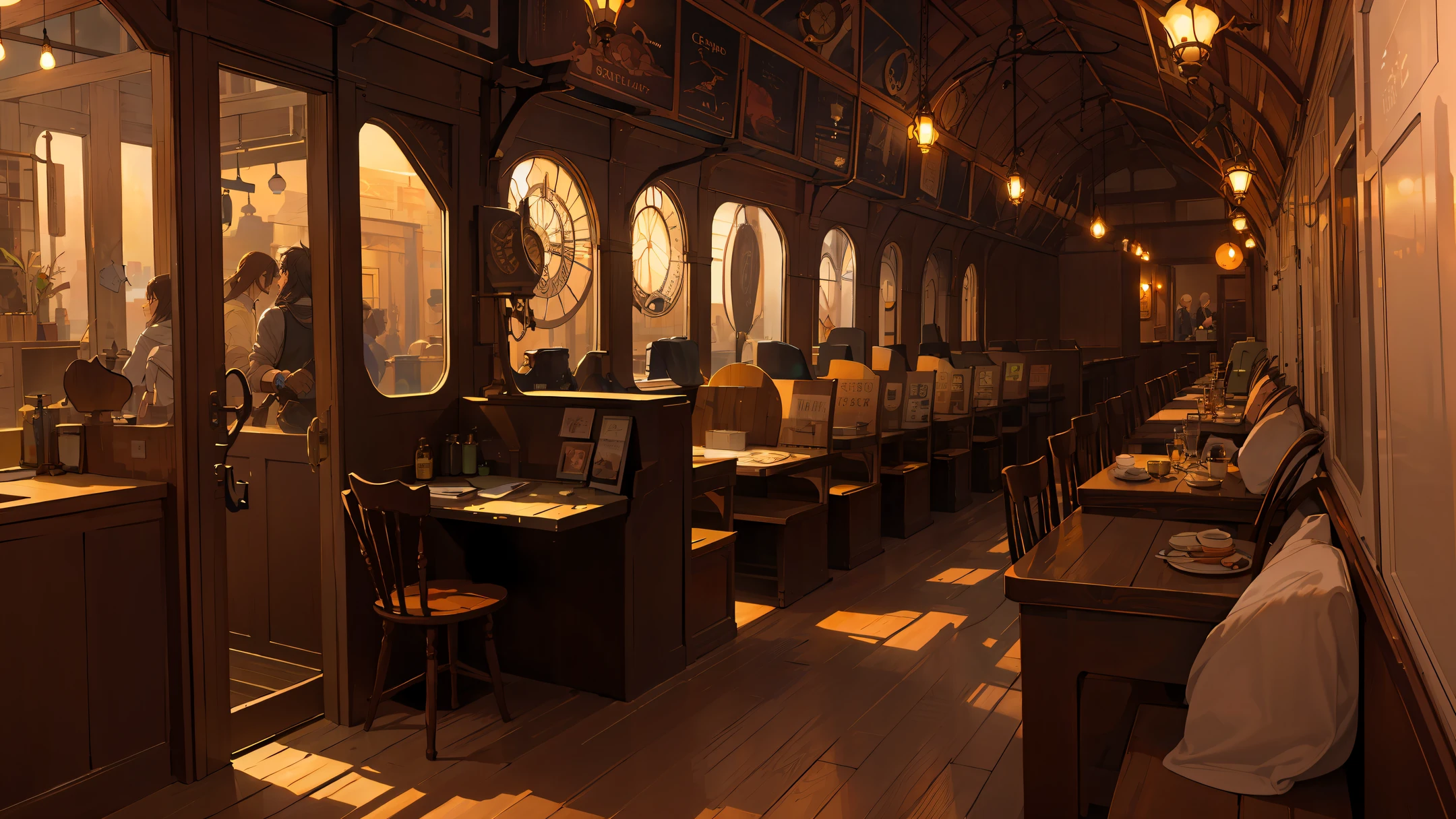 Scenes，eventide，steampunc