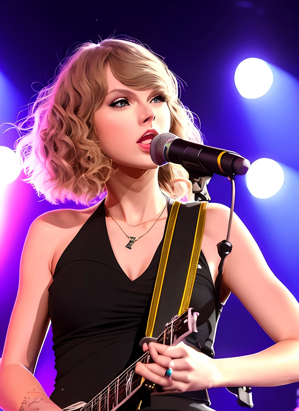 Taylor Swift who gave the concert