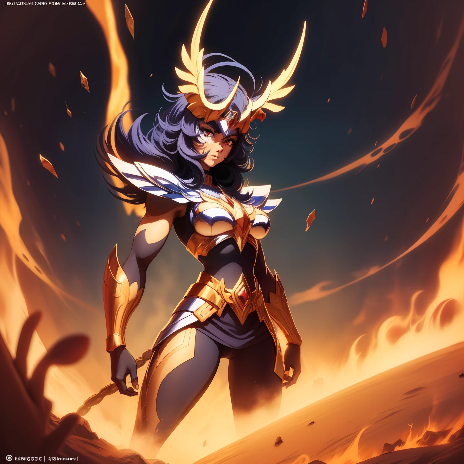 ((cosmo)), ((Cosmos)), (Manga art style), Anime Visual, obra-prima, vortex de fogo, foco nítido, raiva, arte da pintura, vortex de fogo nos punhos, anime, Arremesso longo, 85 millimeters, super detalhe, ((((cenario grego antigo dynamic )))), atacando um leao feroz, matando uma fera, fera contra humano ,meio corpo, Dynamic angle, Hyperrealistic lighting. The elf queen is wearing only one crown, Your tattooed body is on full display, with an extraordinary pair of breasts, ghislaine_mushoku_tensei