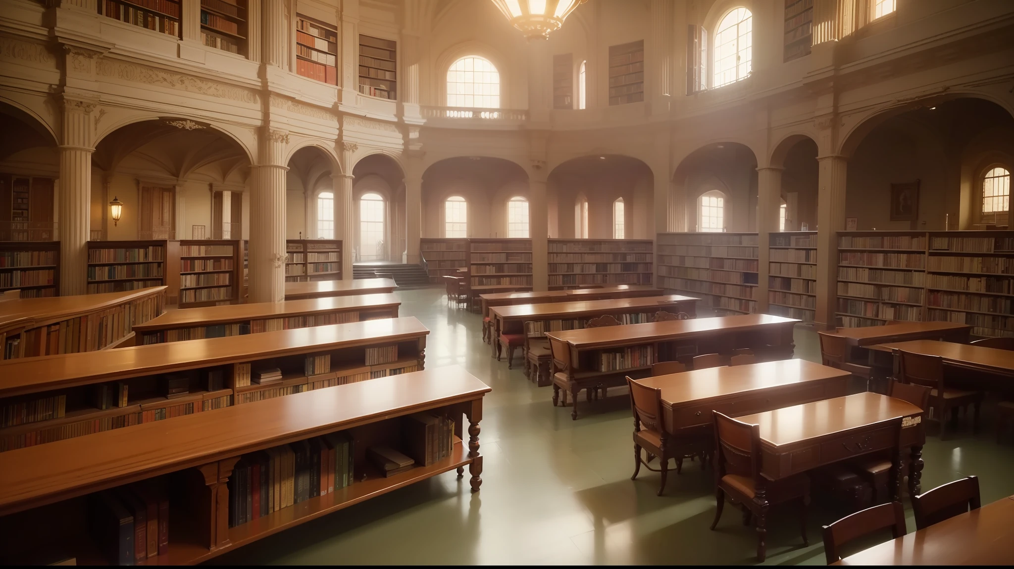 Biblioteca grande, alta resolução