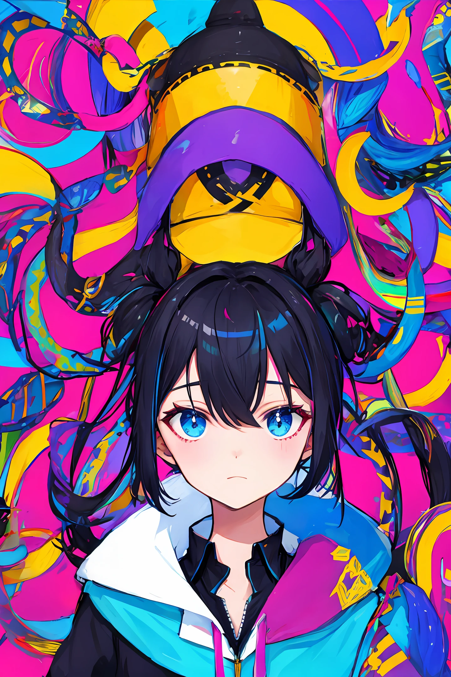 Colorful black