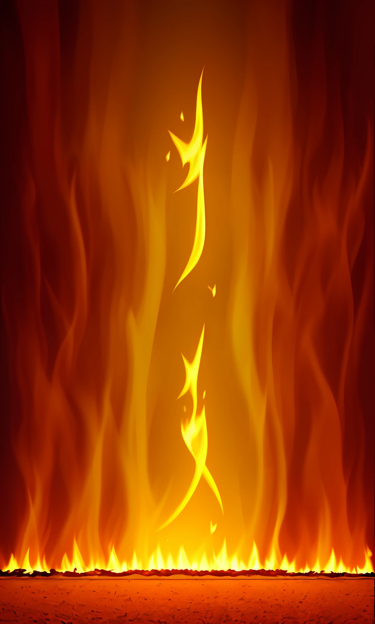 Fonts on fire,As if burning,The background is a solid color and nothing else