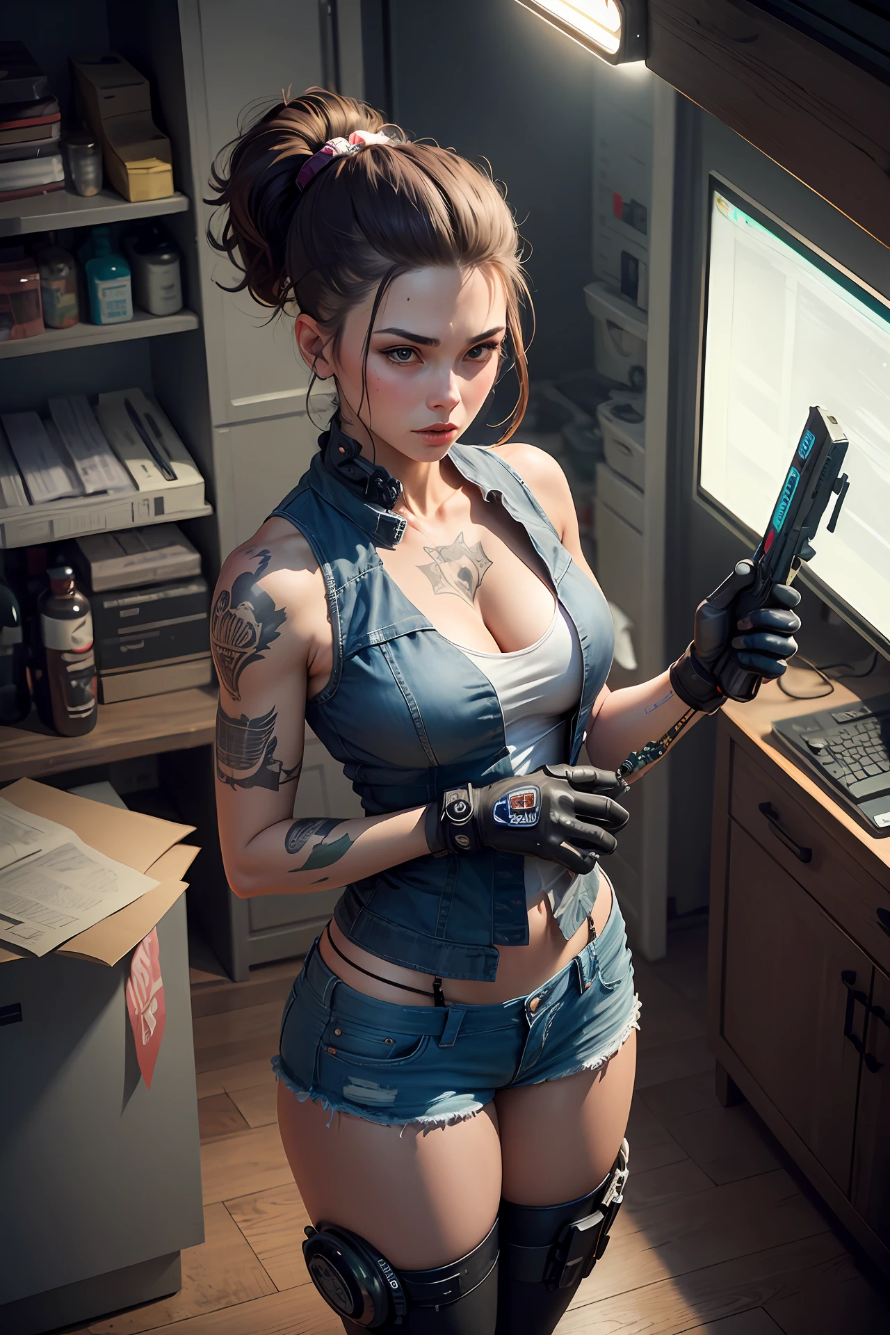 Kitten back gun