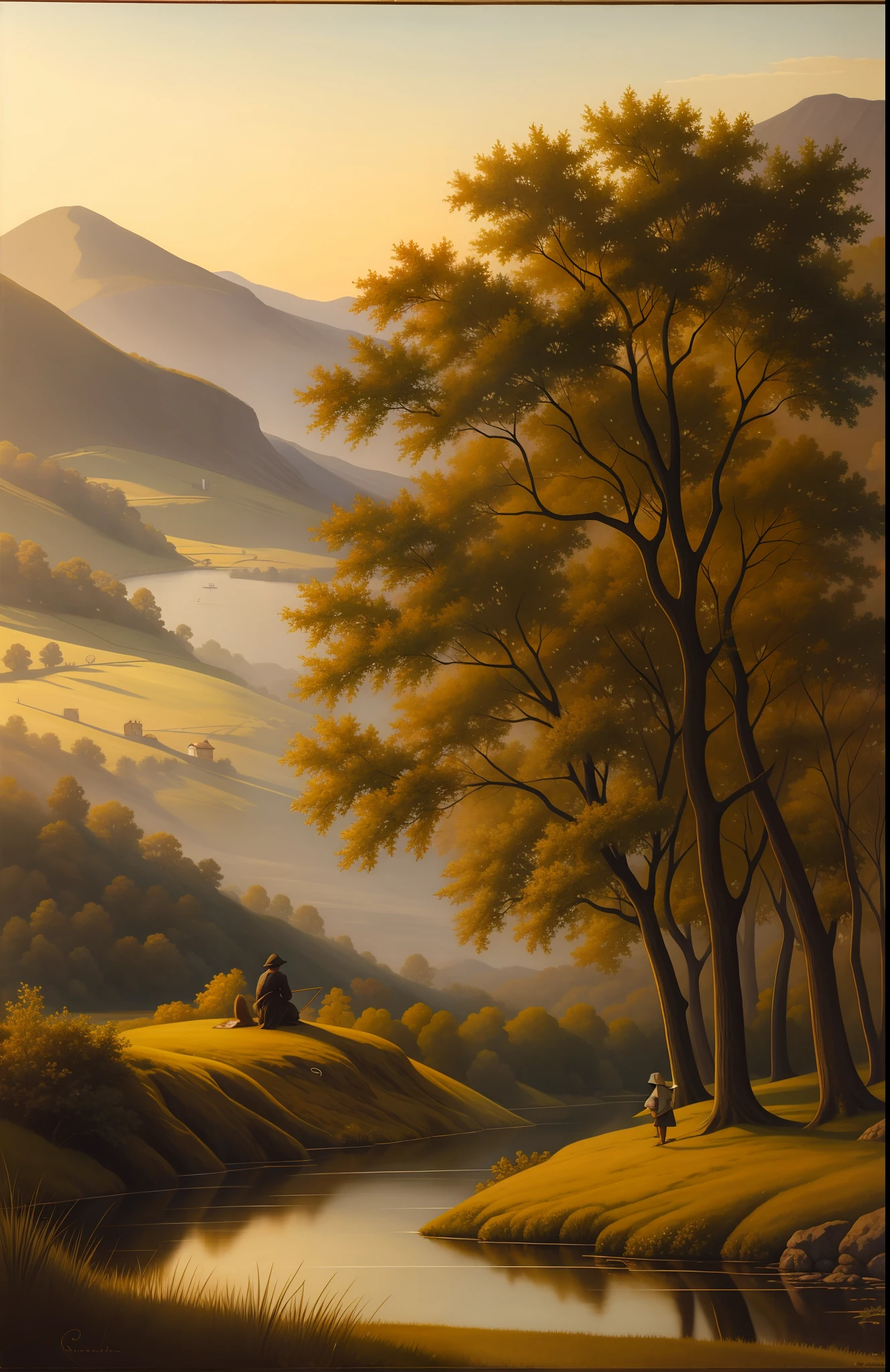 close up of {1 woman|1 man} {old|young|middle aged|handsome|attractive}, of {irish|scottish|english|ukrainian|hungarian|japanese|icelandic} descent, {knight|ranger|paladin|barbarian|bard|druid|rogue|fighter|monk|wizard|warlock} {sitting on the cliff|leaning against a tree|walking in the forest|sitting by a river|walking through a fantasy village}, {a moonlit night|during the day|at sunrise|at sunset}, beautiful face, beautiful sky,
(oil painting), classical art:0.4, detailed, intricate, (fantasy art), muted color:0.25, best quality, good anatomy, good composition, good proportions, good design, dynamic pose, good pose, realistic sky, realistic backgrounds, (cinematic),
(highest quality, award winning, masterpiece:1.3), (art by Arthur Rackham:0.5), (((natural colors))), (photorealistic:1.4), ((empty hands, holding nothing)),