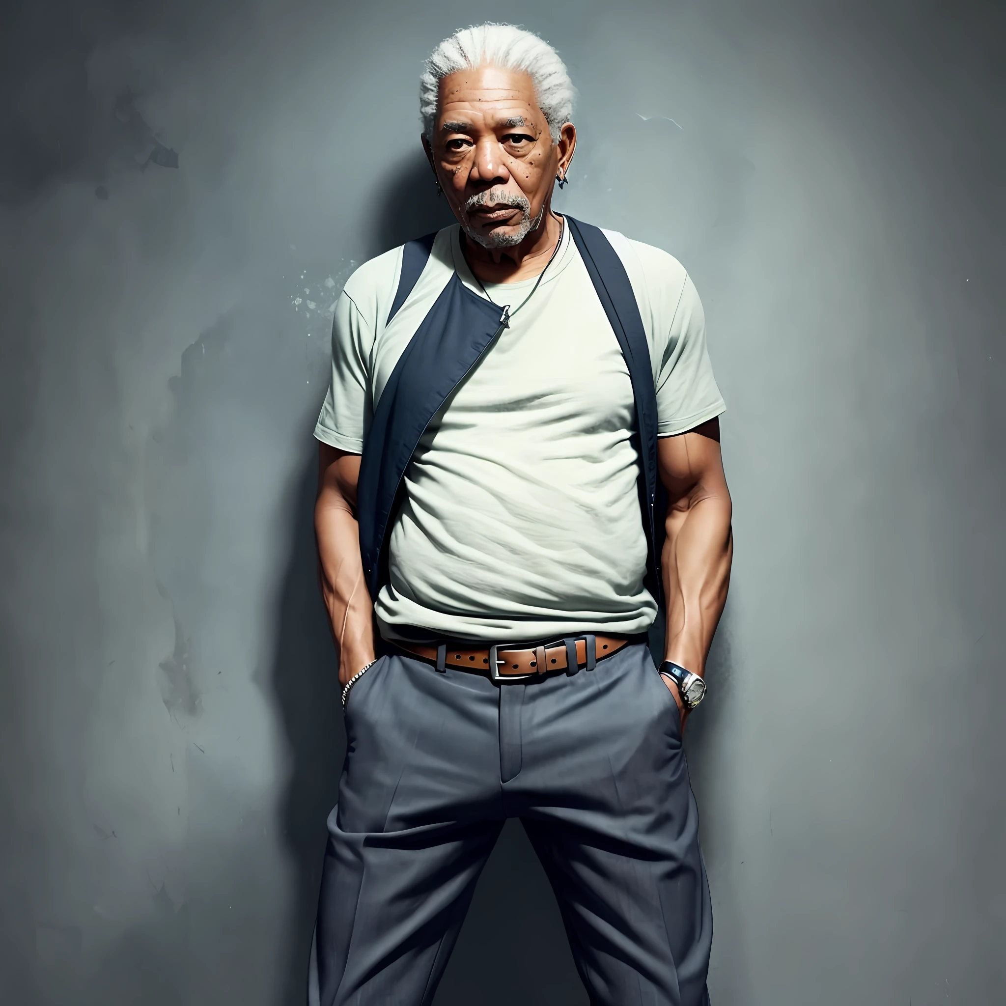 Morgan Freeman、Cool pose