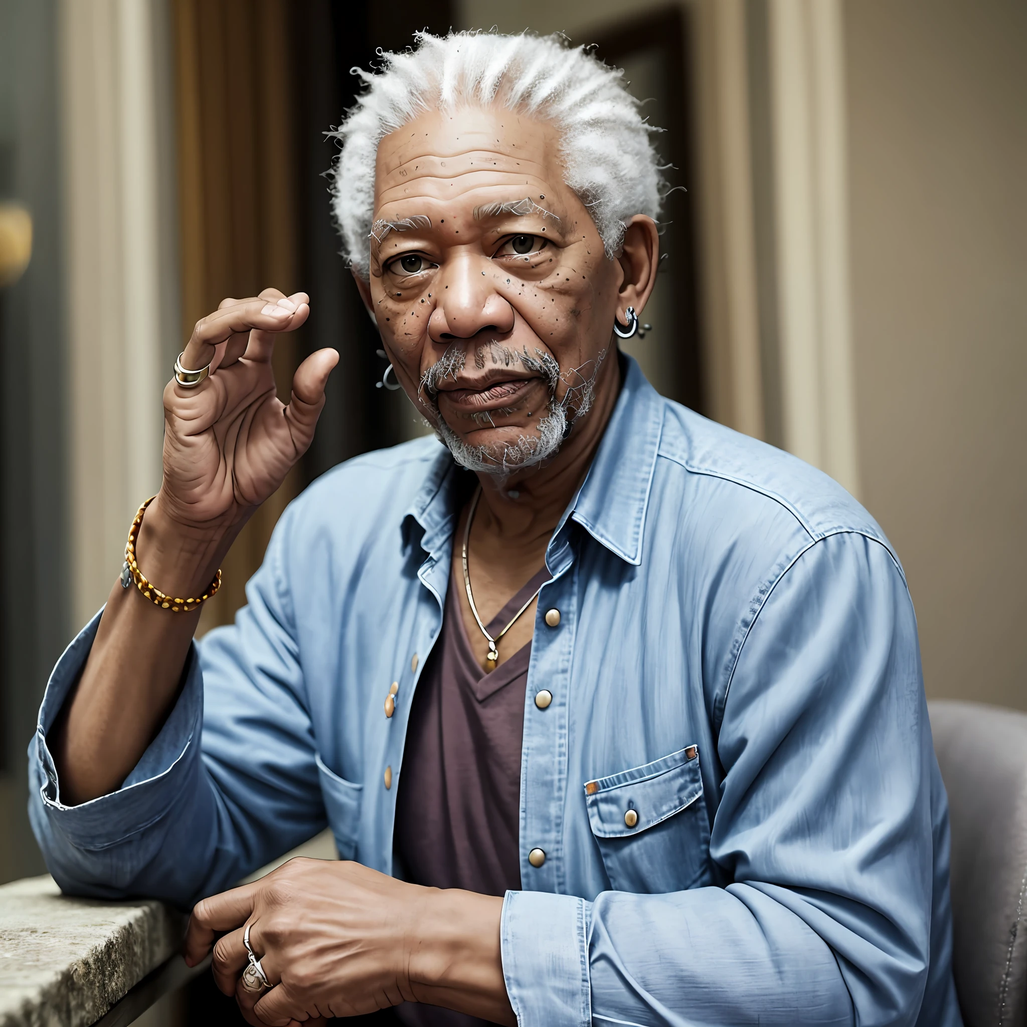 Morgan Freeman、Cool pose